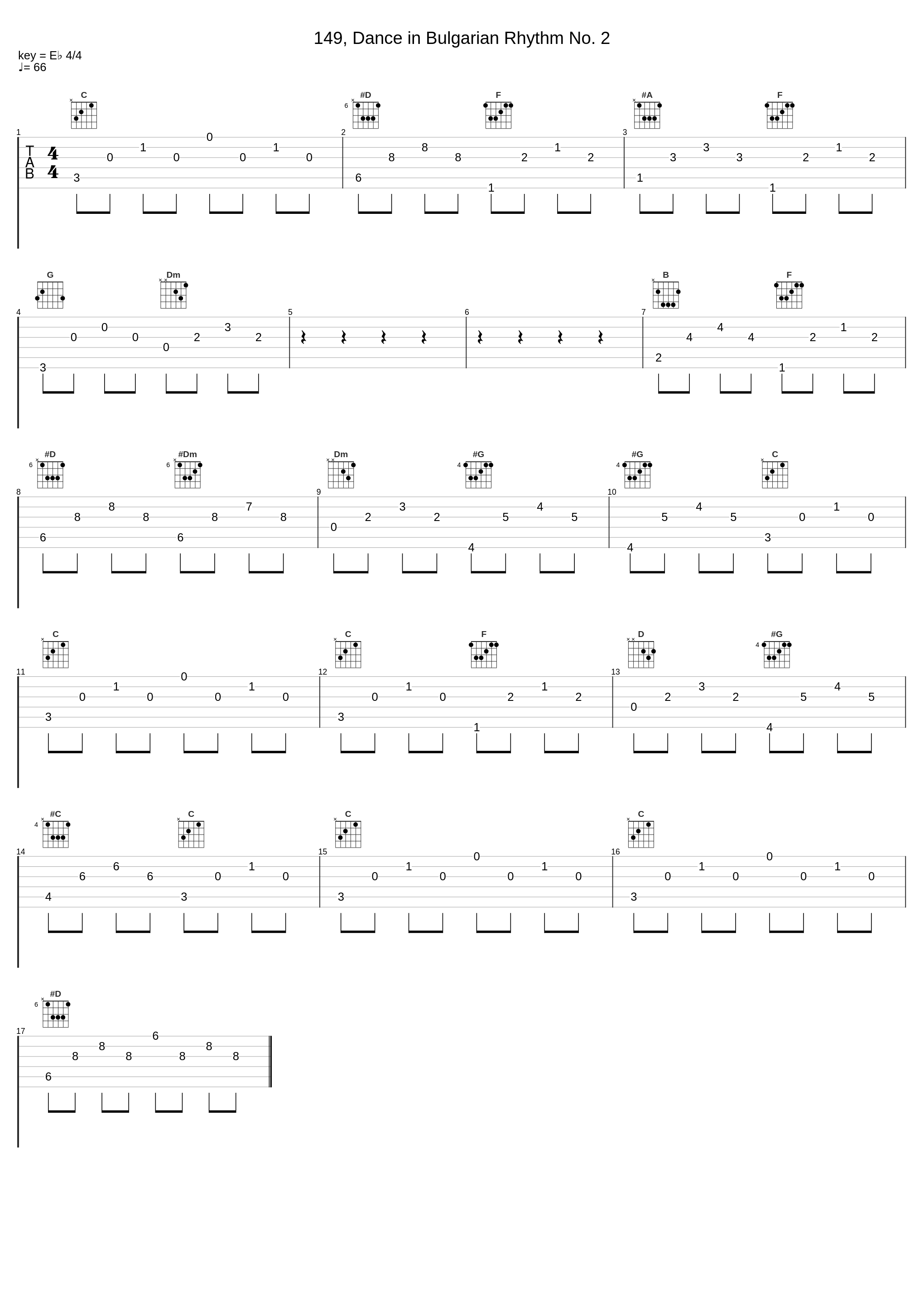 149, Dance in Bulgarian Rhythm No. 2_György Sándor,Béla Bartók_1