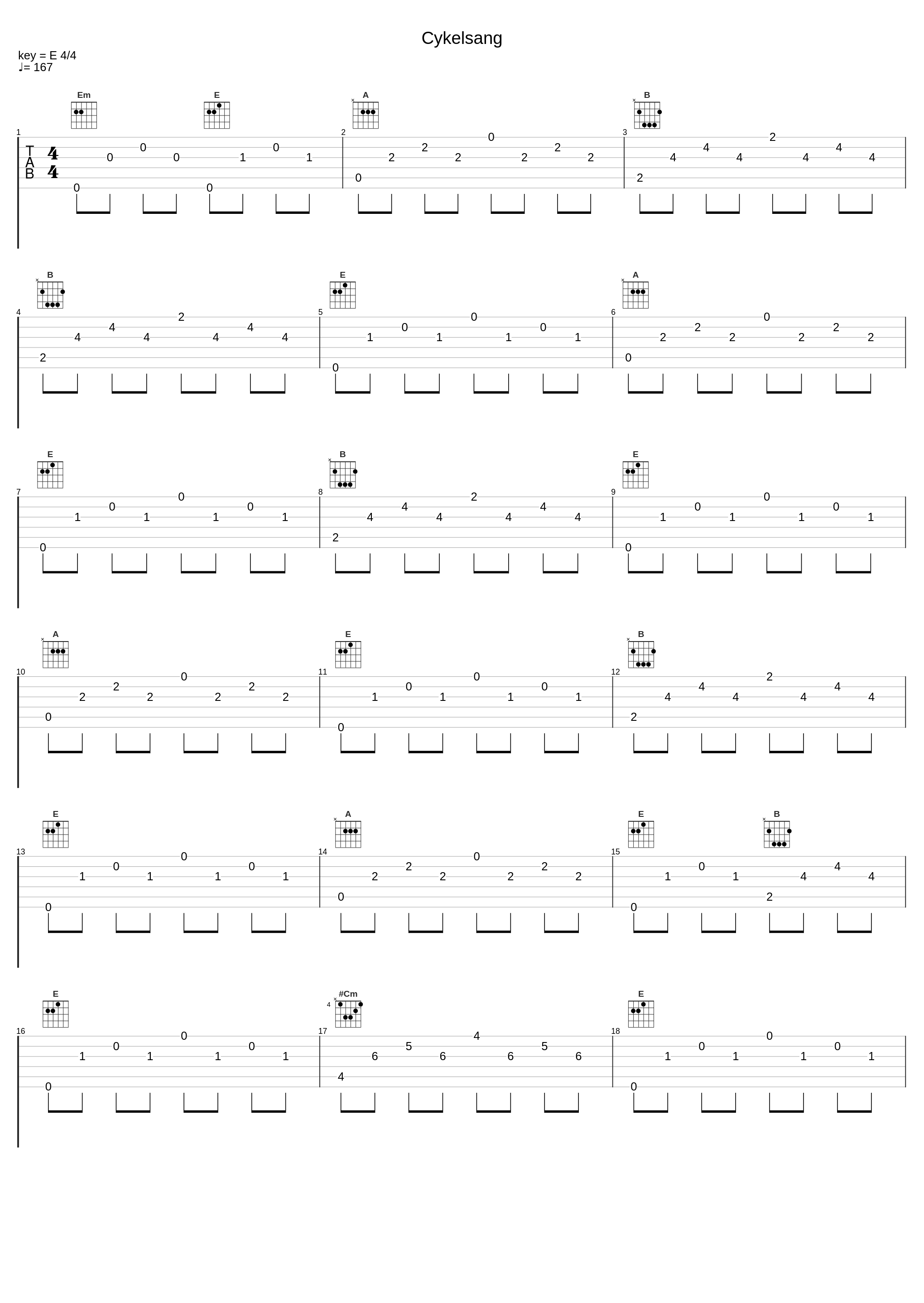 Cykelsang_Povl Kjøller,Erann DD_1