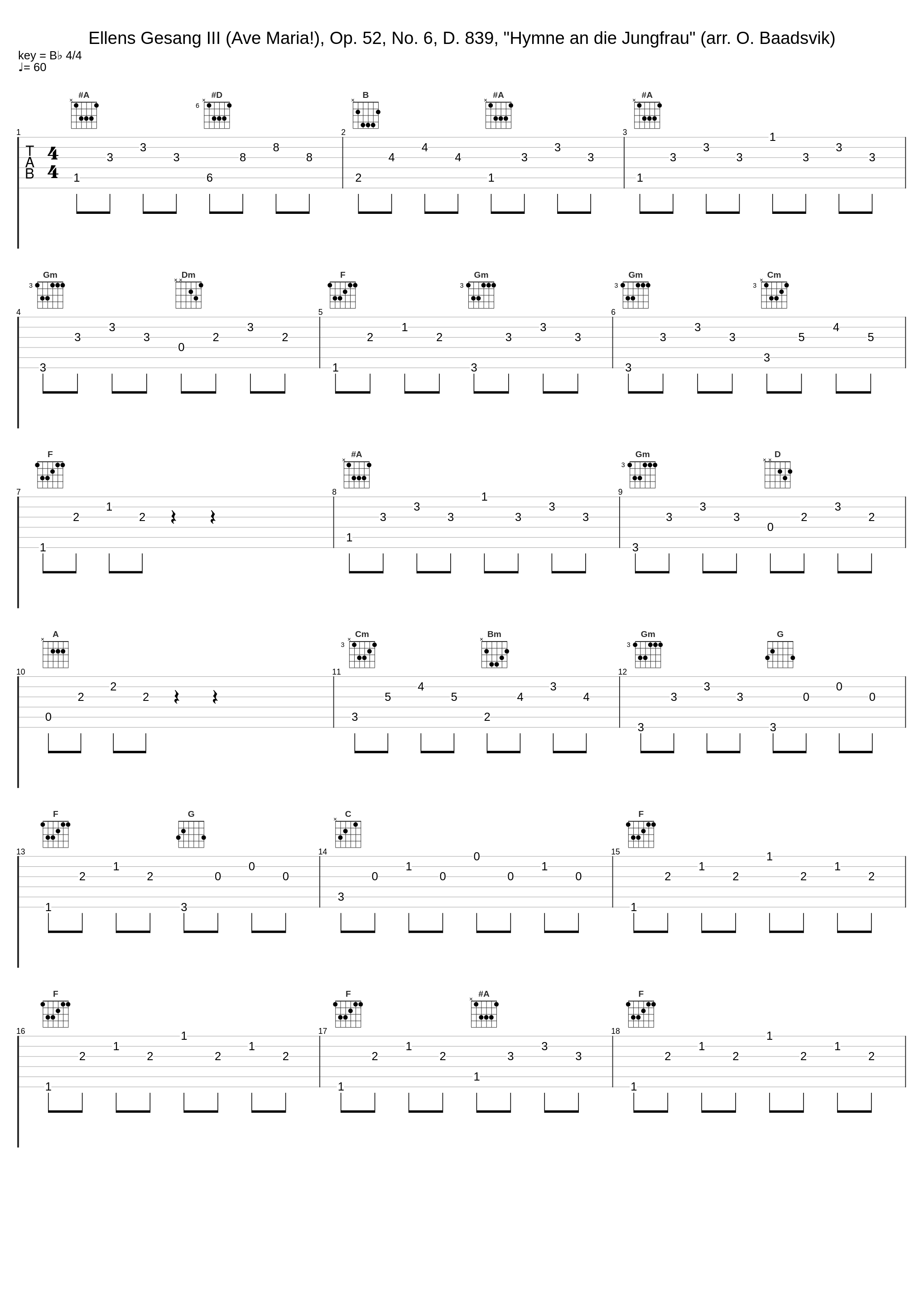 Ellens Gesang III (Ave Maria!), Op. 52, No. 6, D. 839, "Hymne an die Jungfrau" (arr. O. Baadsvik)_Oystein Baadsvik,Cantus Chamber Choir,Trondheim Symphony Orchestra,Torodd Wigum_1