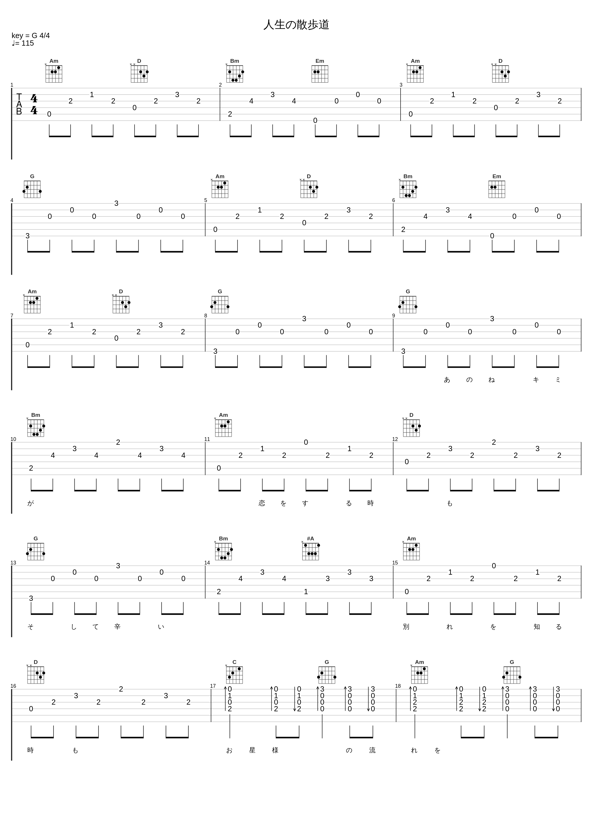人生の散歩道_南方之星_1