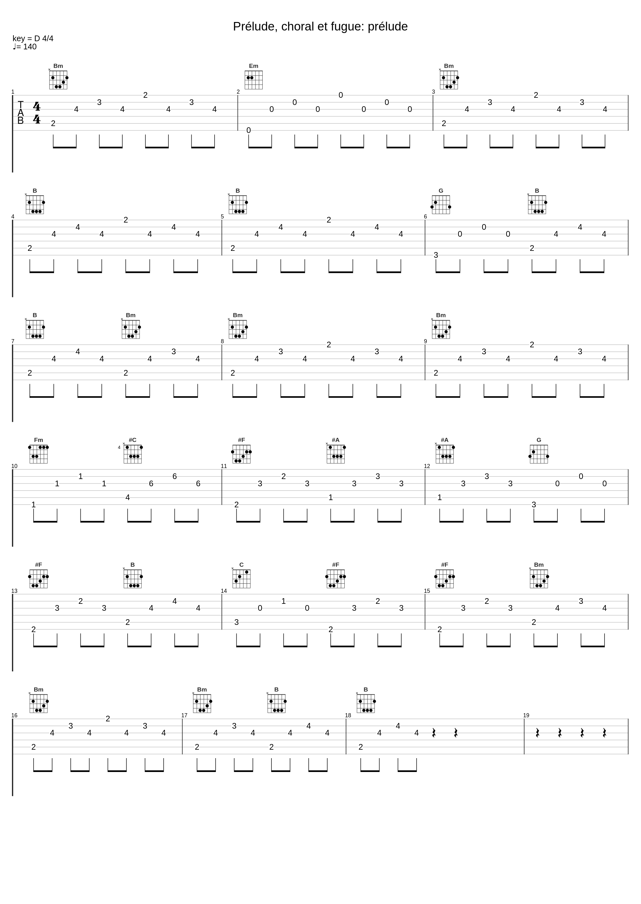 Prélude, choral et fugue: prélude_Samson François_1