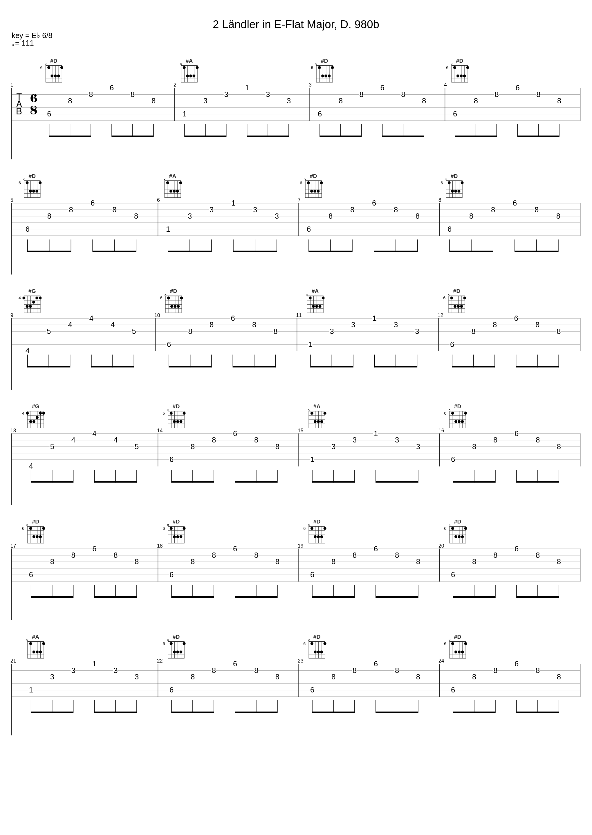 2 Ländler in E-Flat Major, D. 980b_Charlotte Baumgartner_1