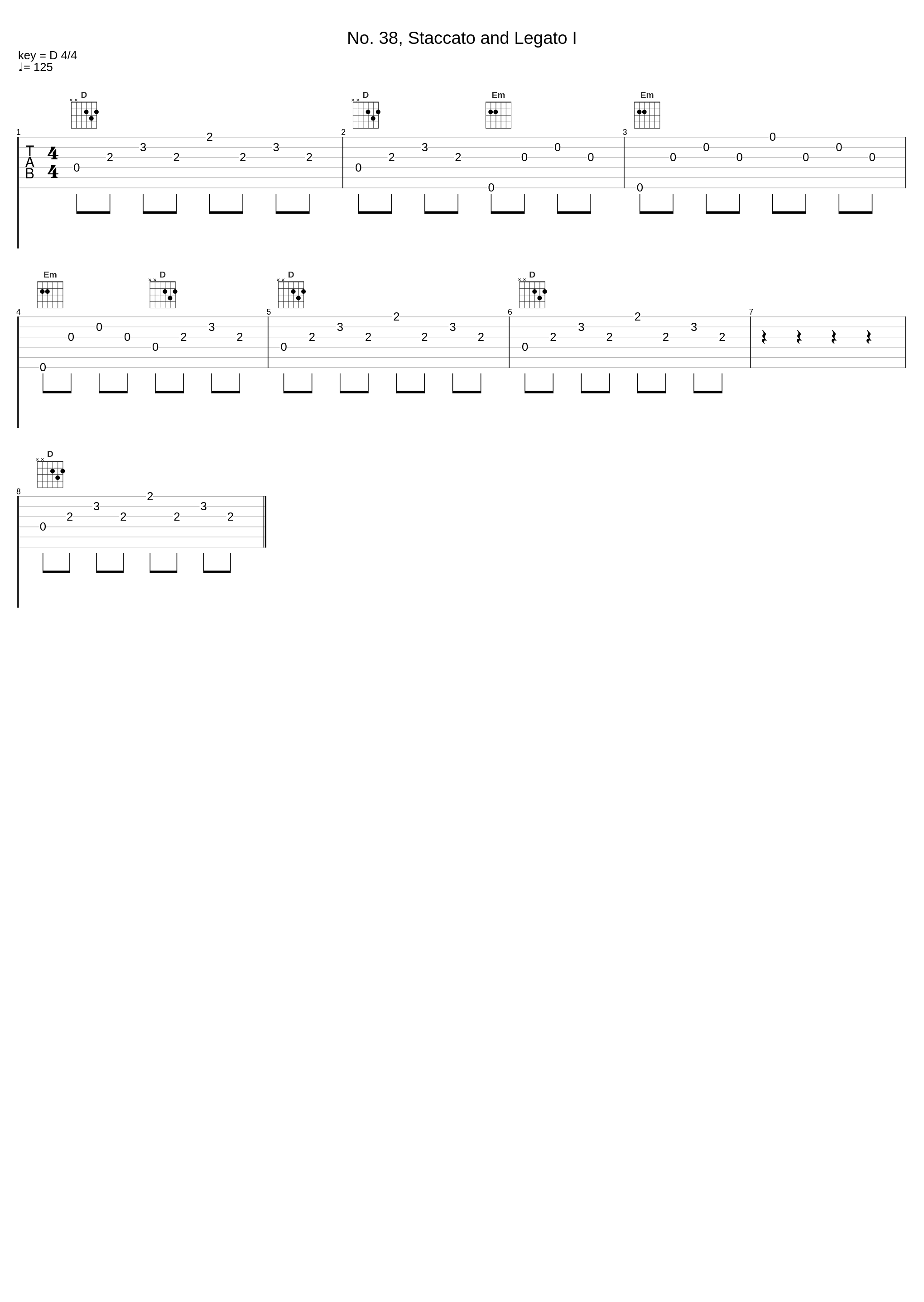 No. 38, Staccato and Legato I_György Sándor,Béla Bartók_1