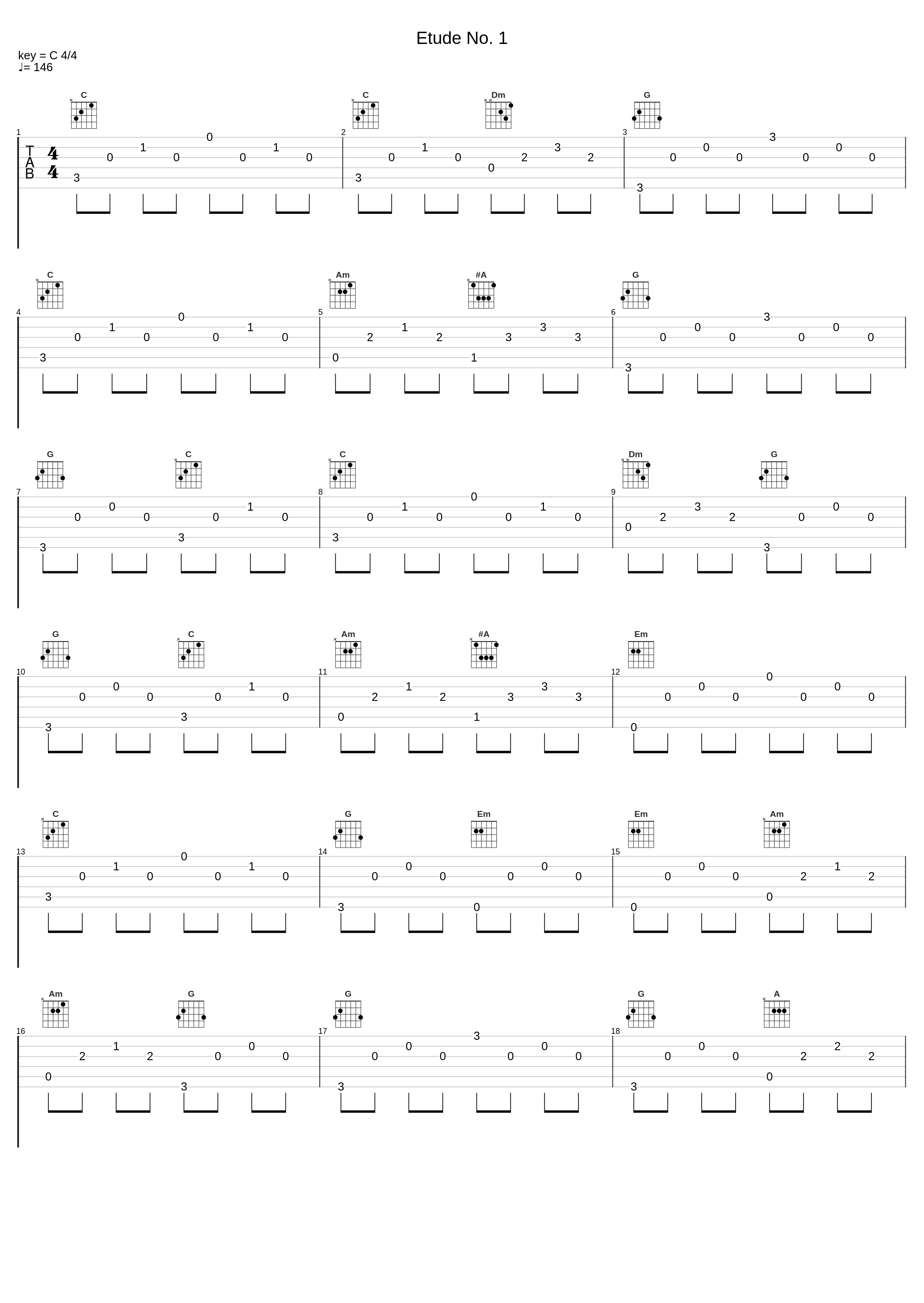 Etude No. 1_Alberto Mesirca_1