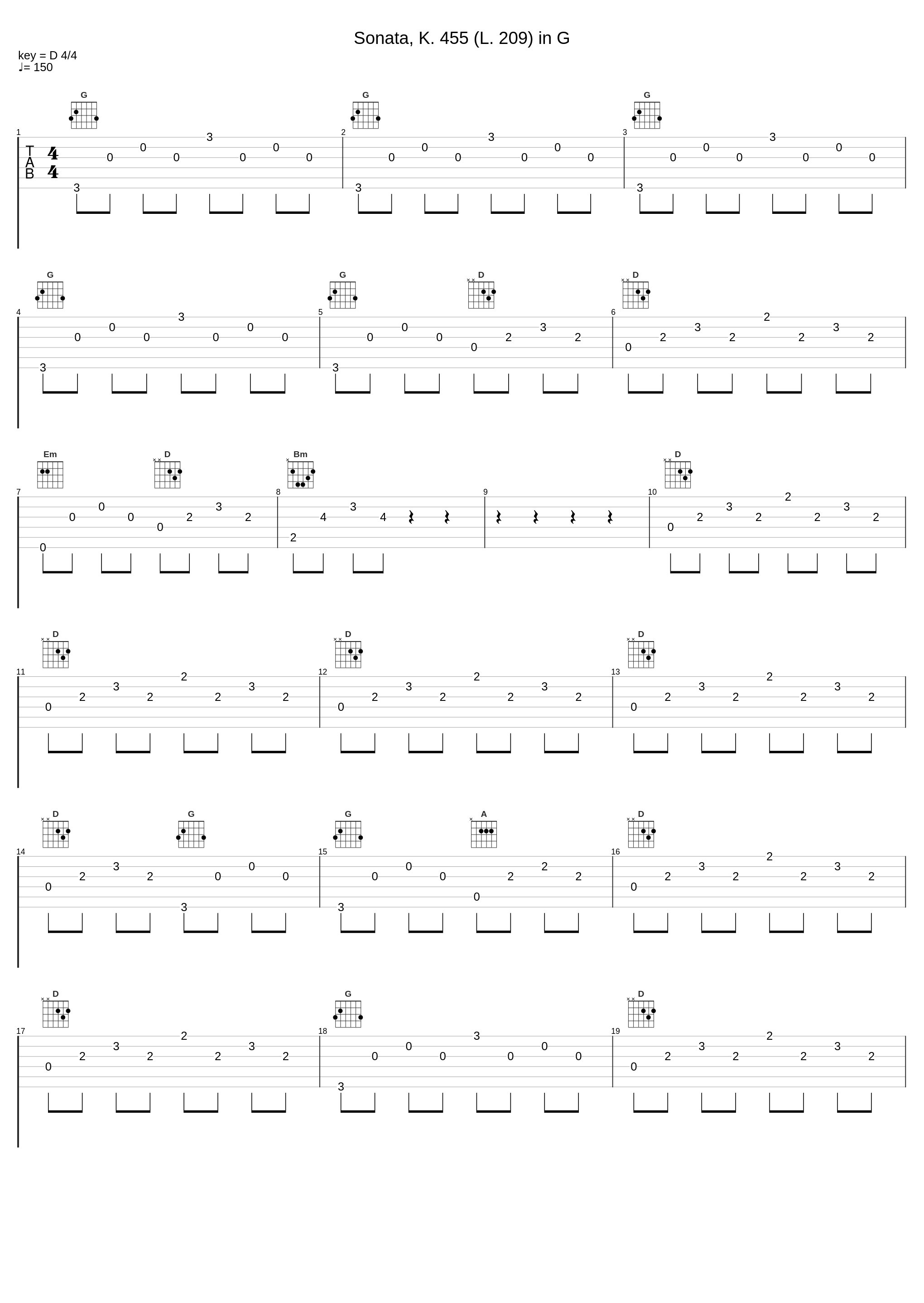 Sonata, K. 455 (L. 209) in G_Vladimir Horowitz,Domenico Scarlatti_1