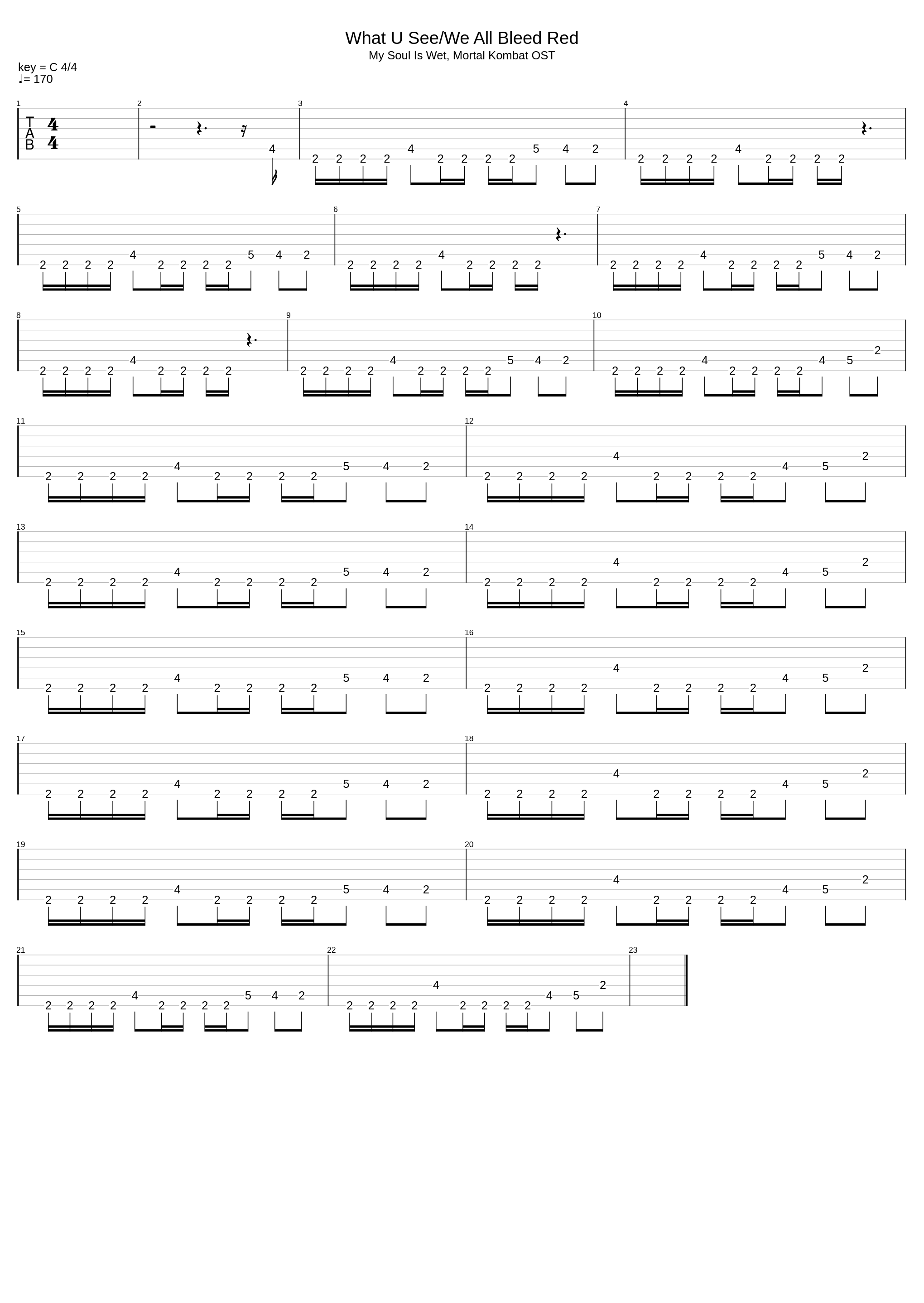 What U See/We All Bleed Red_Mutha's Day Out_1