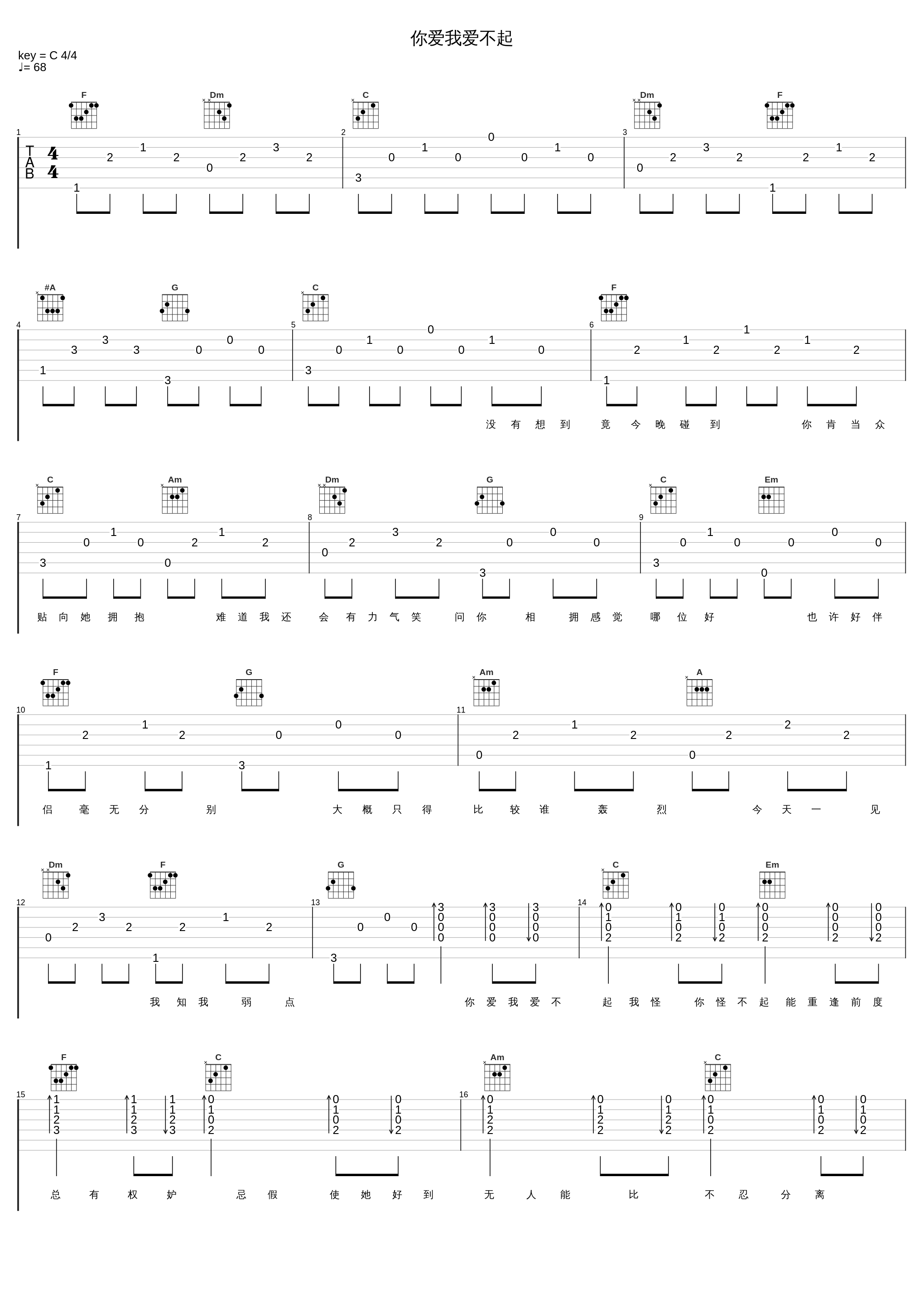 你爱我爱不起_郑秀文_1