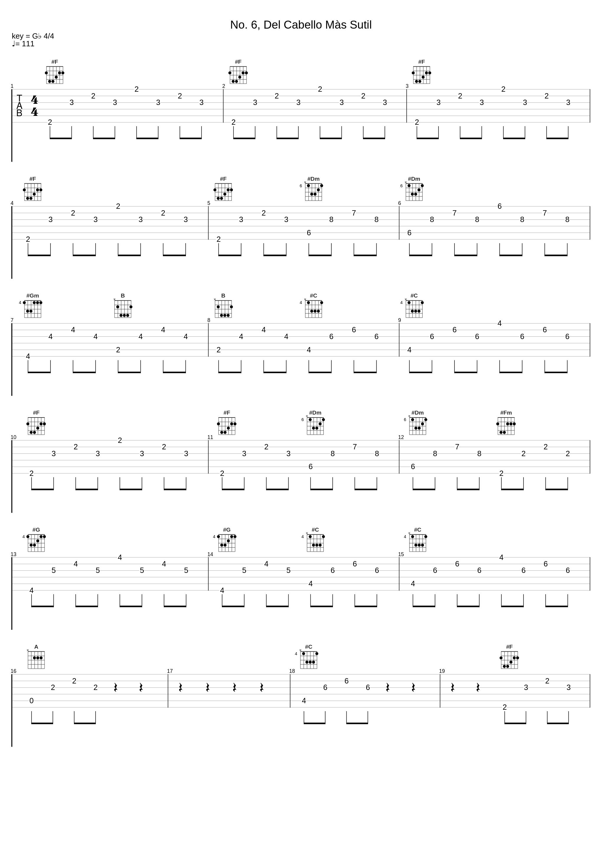 No. 6, Del Cabello Màs Sutil_Olaf Laneri,Raúl Hernández_1