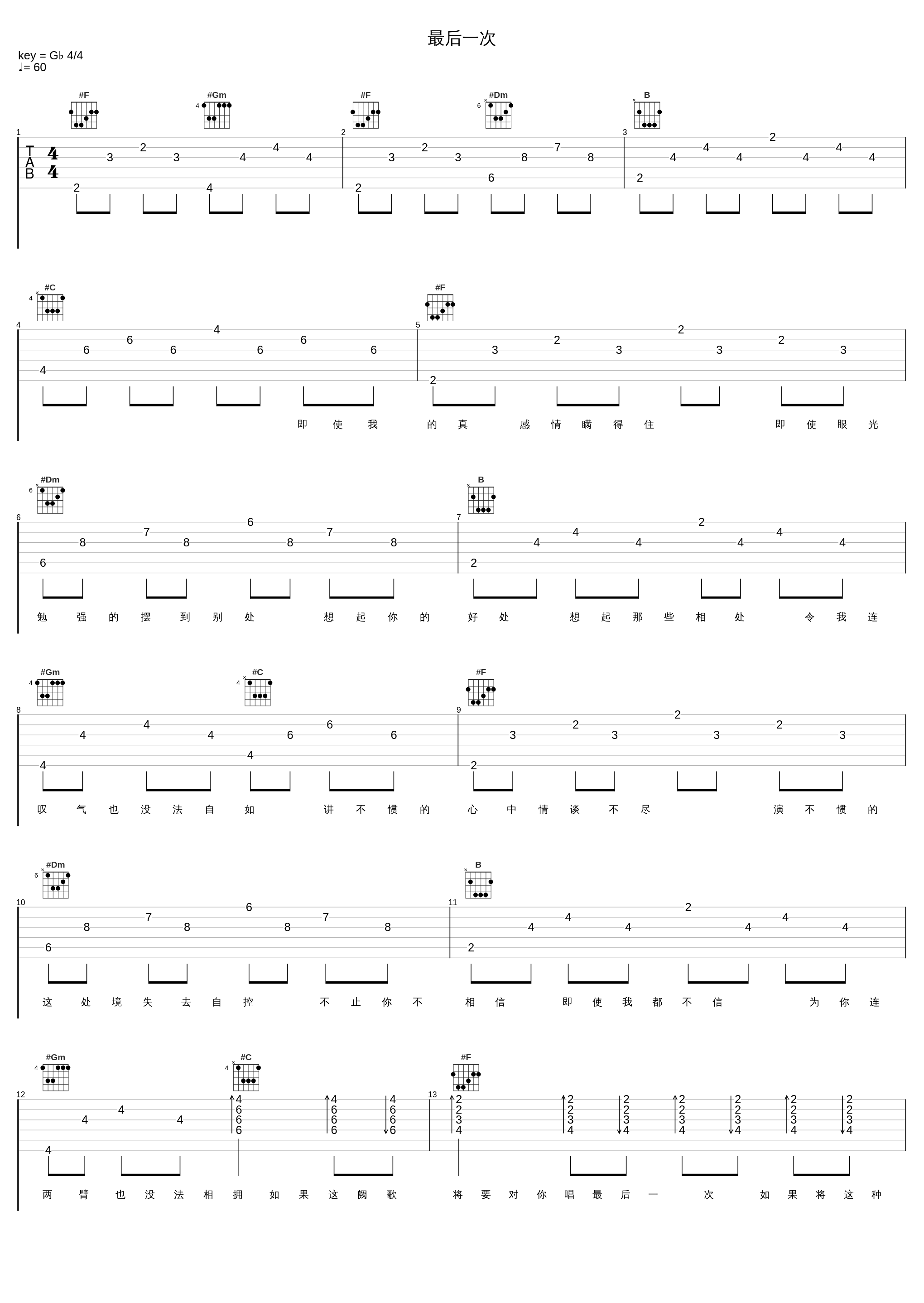 最后一次_郑秀文_1