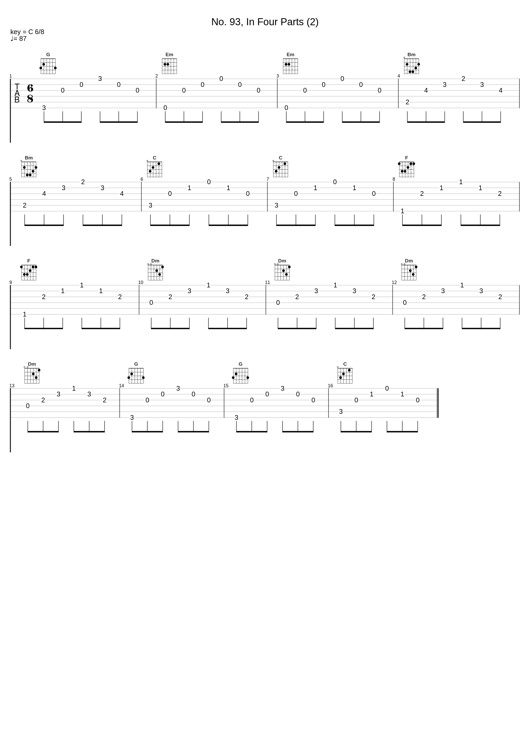 No. 93, In Four Parts (2)_György Sándor,Béla Bartók_1