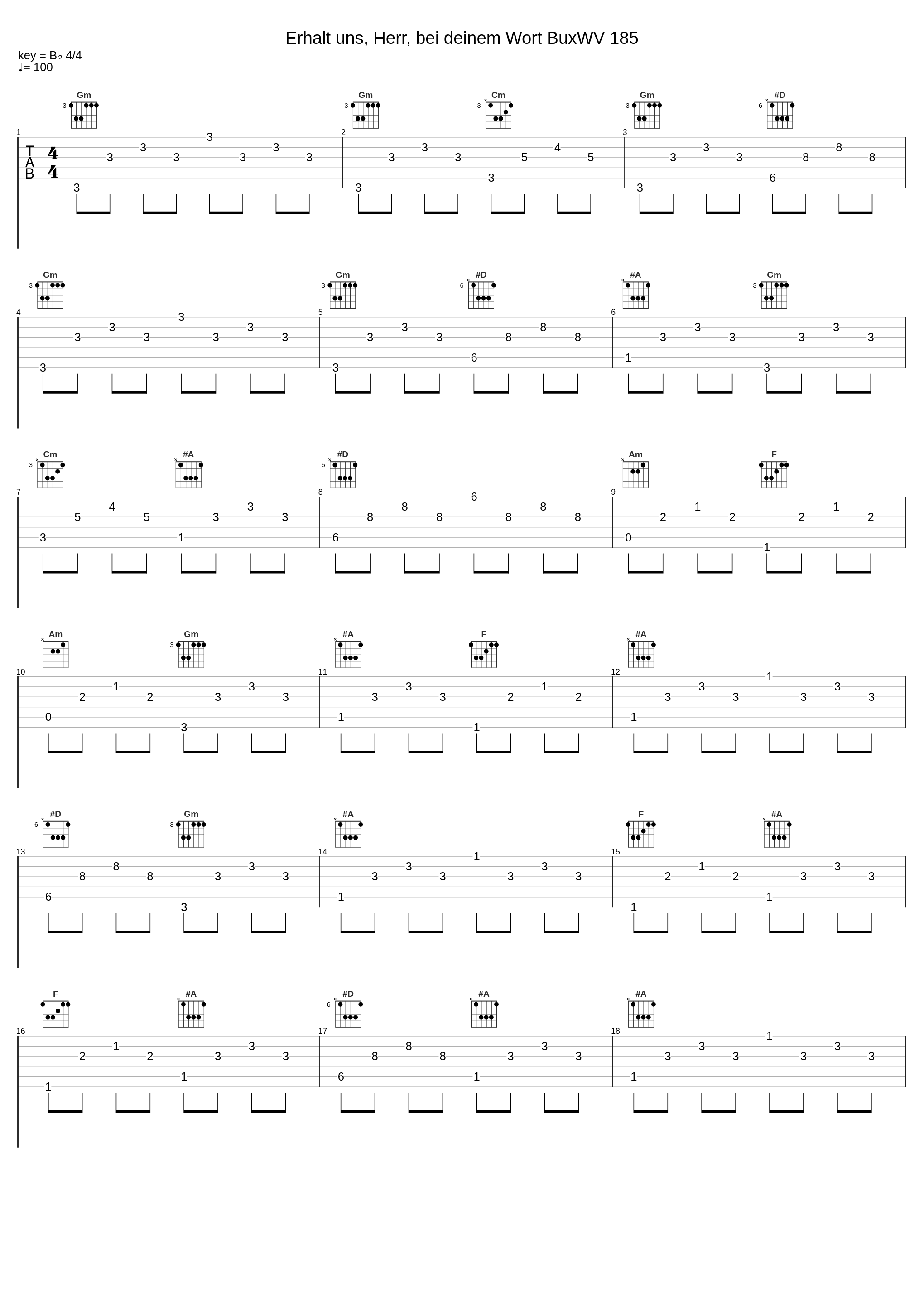 Erhalt uns, Herr, bei deinem Wort BuxWV 185_Dietrich Buxtehude,Nologo_1