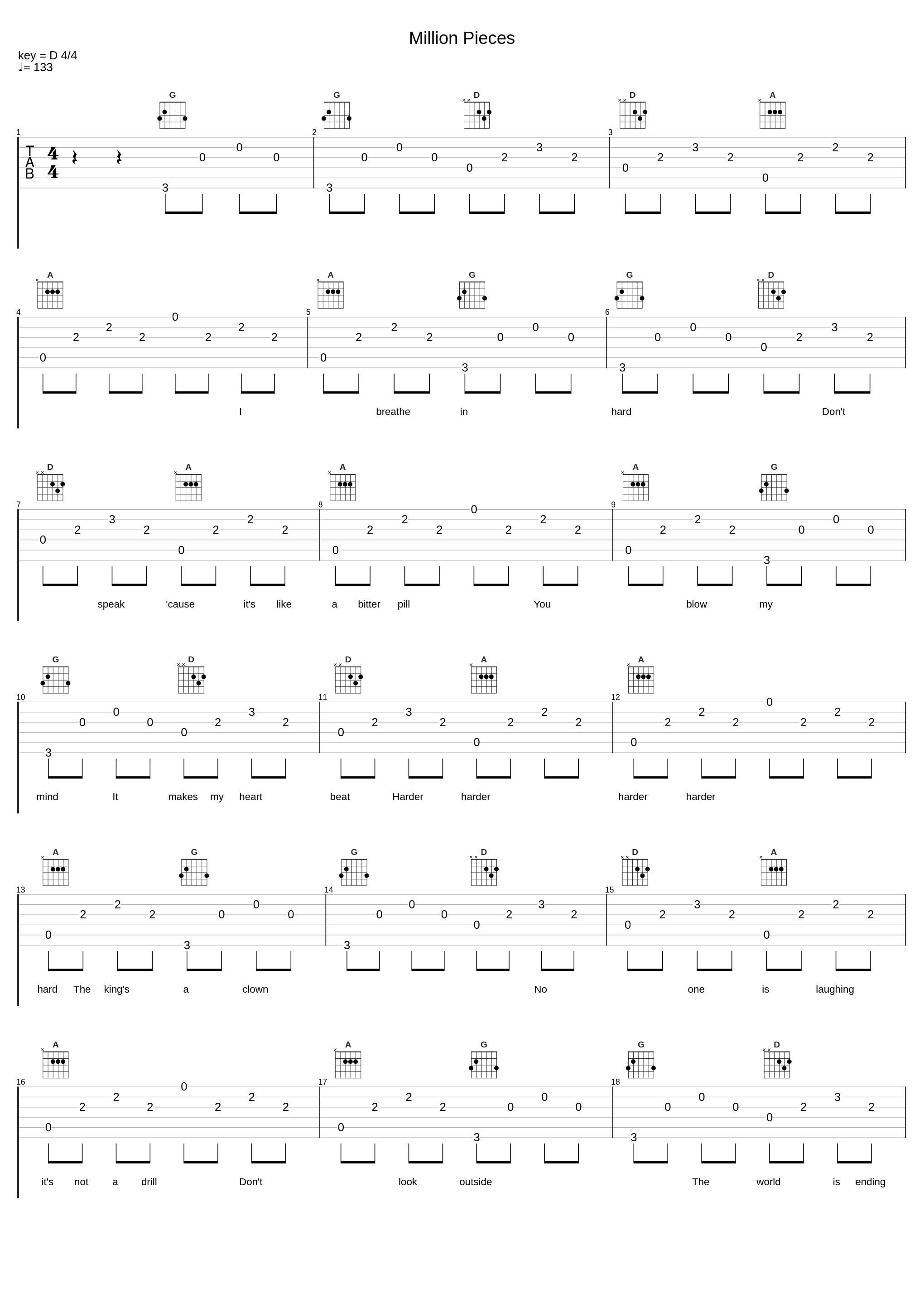 Million Pieces_Bastille_1