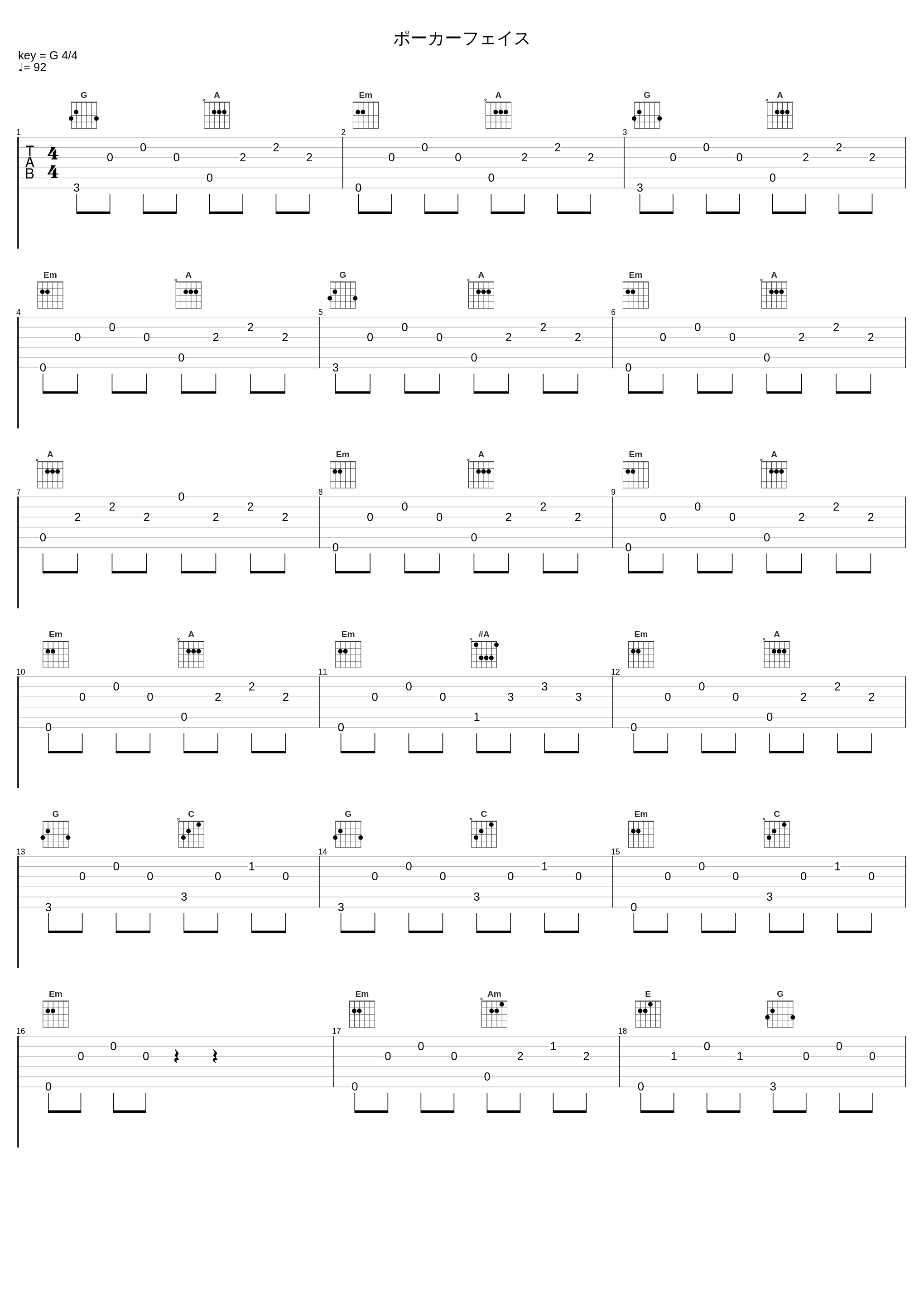 ポーカーフェイス_Lon,まふまふ_1