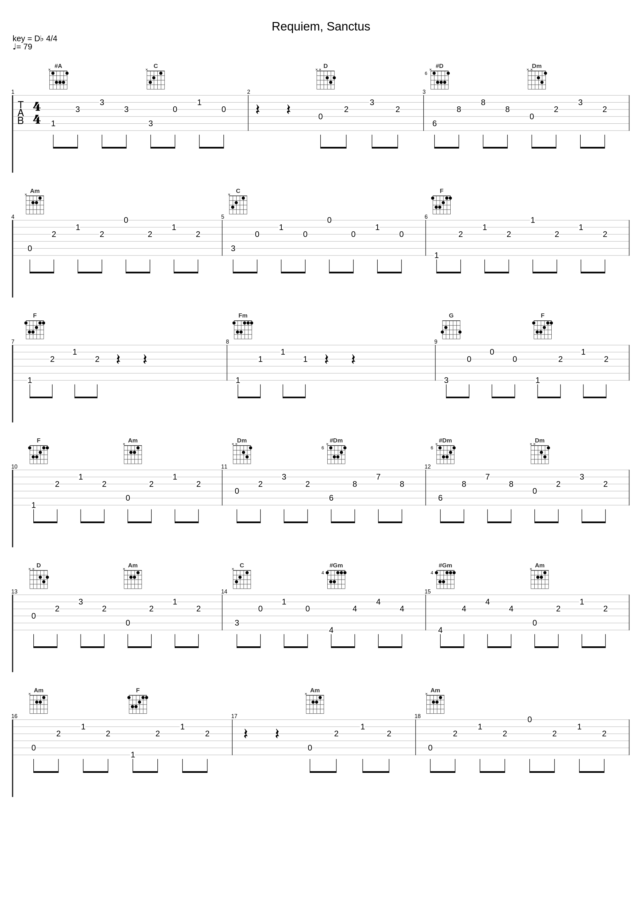 Requiem, Sanctus_Harmonia Organum,Gabriel Fauré_1