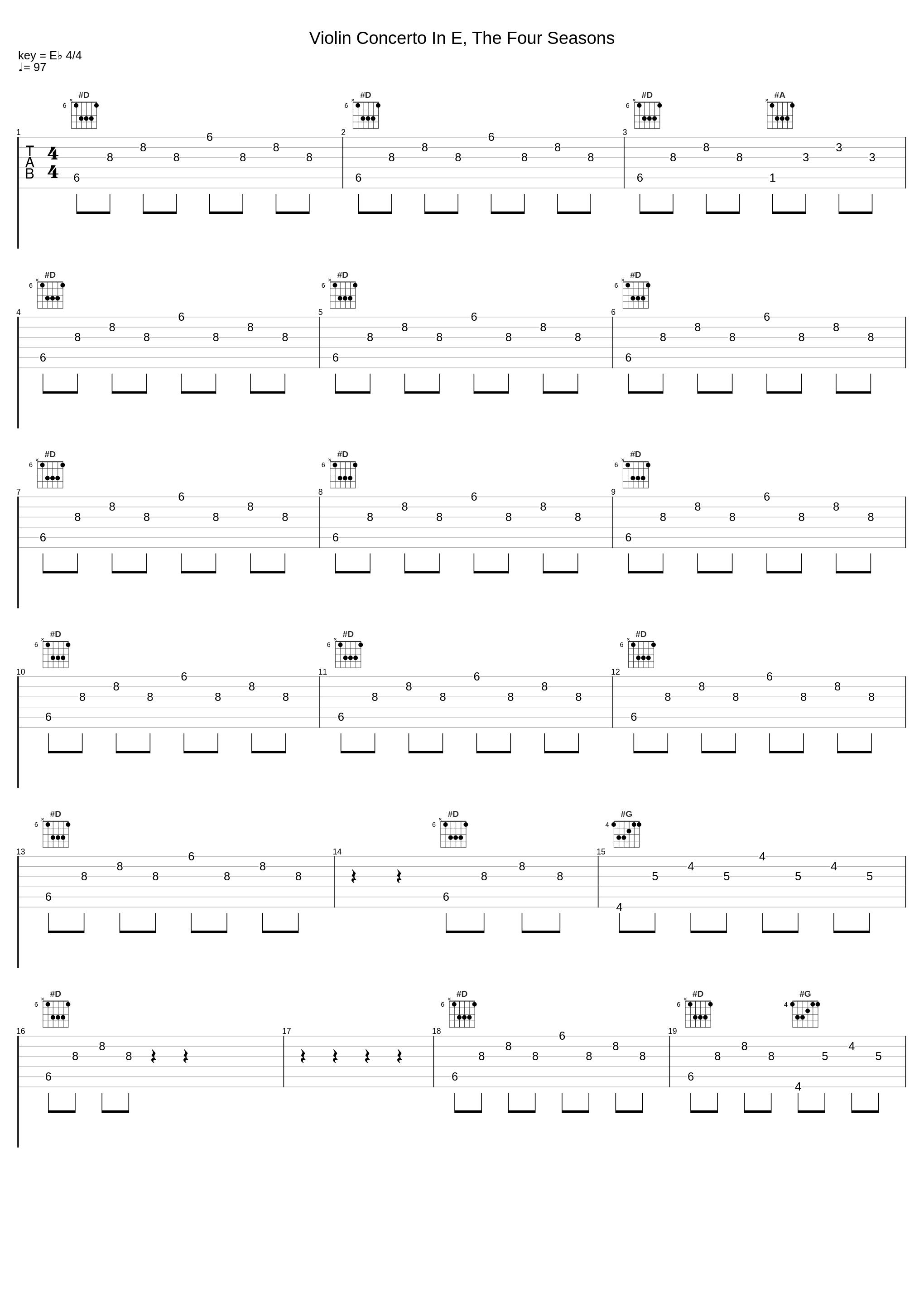 Violin Concerto In E, The Four Seasons_Antonio Vivaldi_1