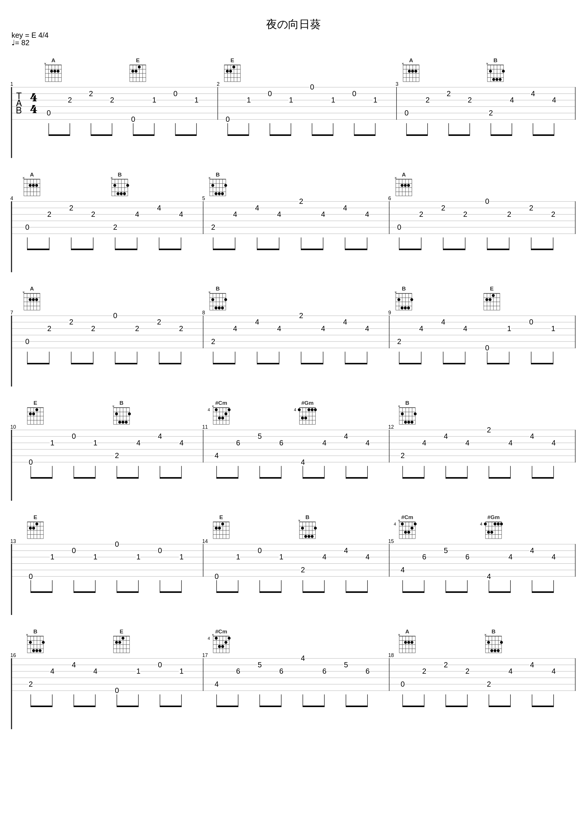 夜の向日葵_松本文紀_1