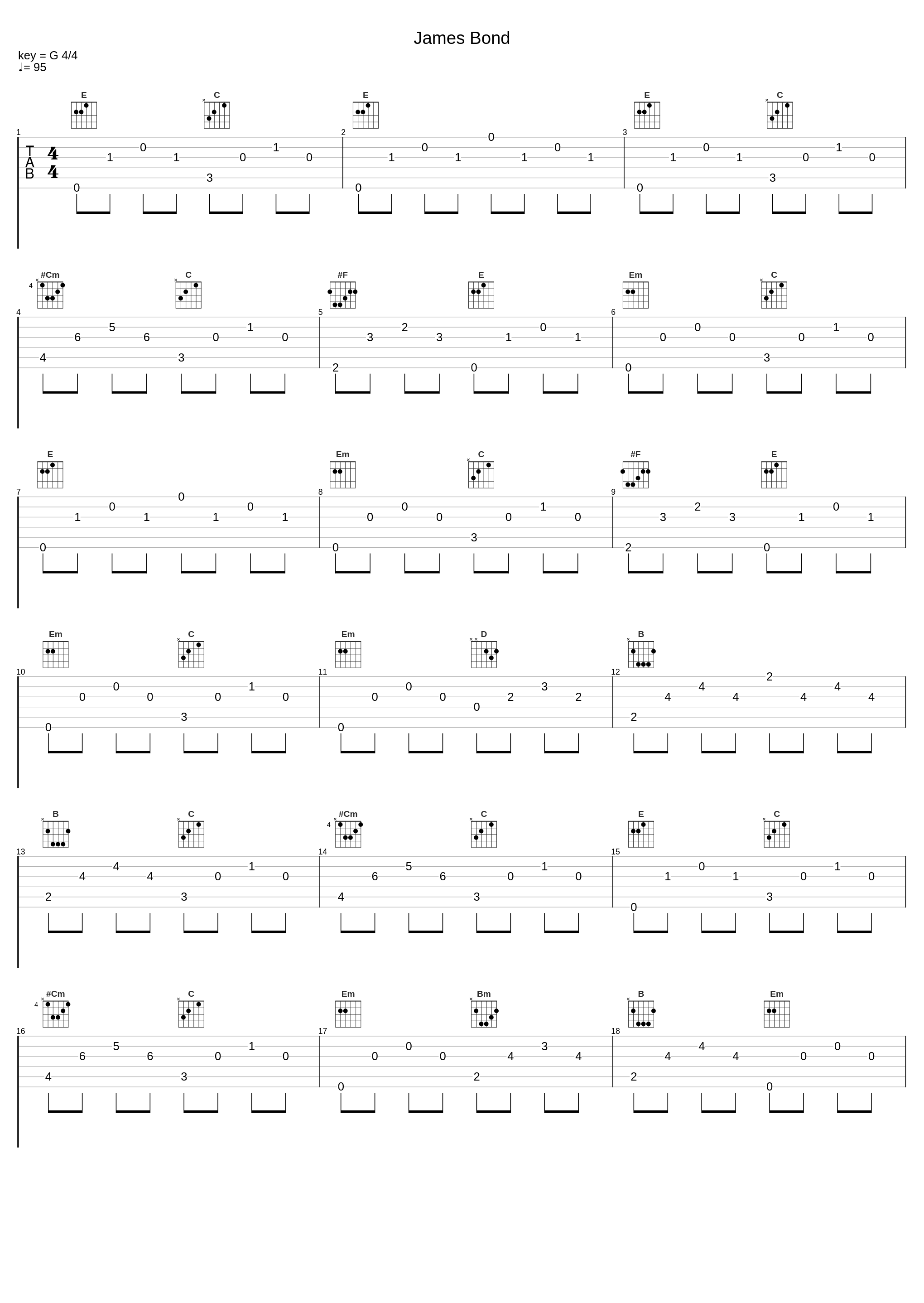 James Bond_Tabata Music_1