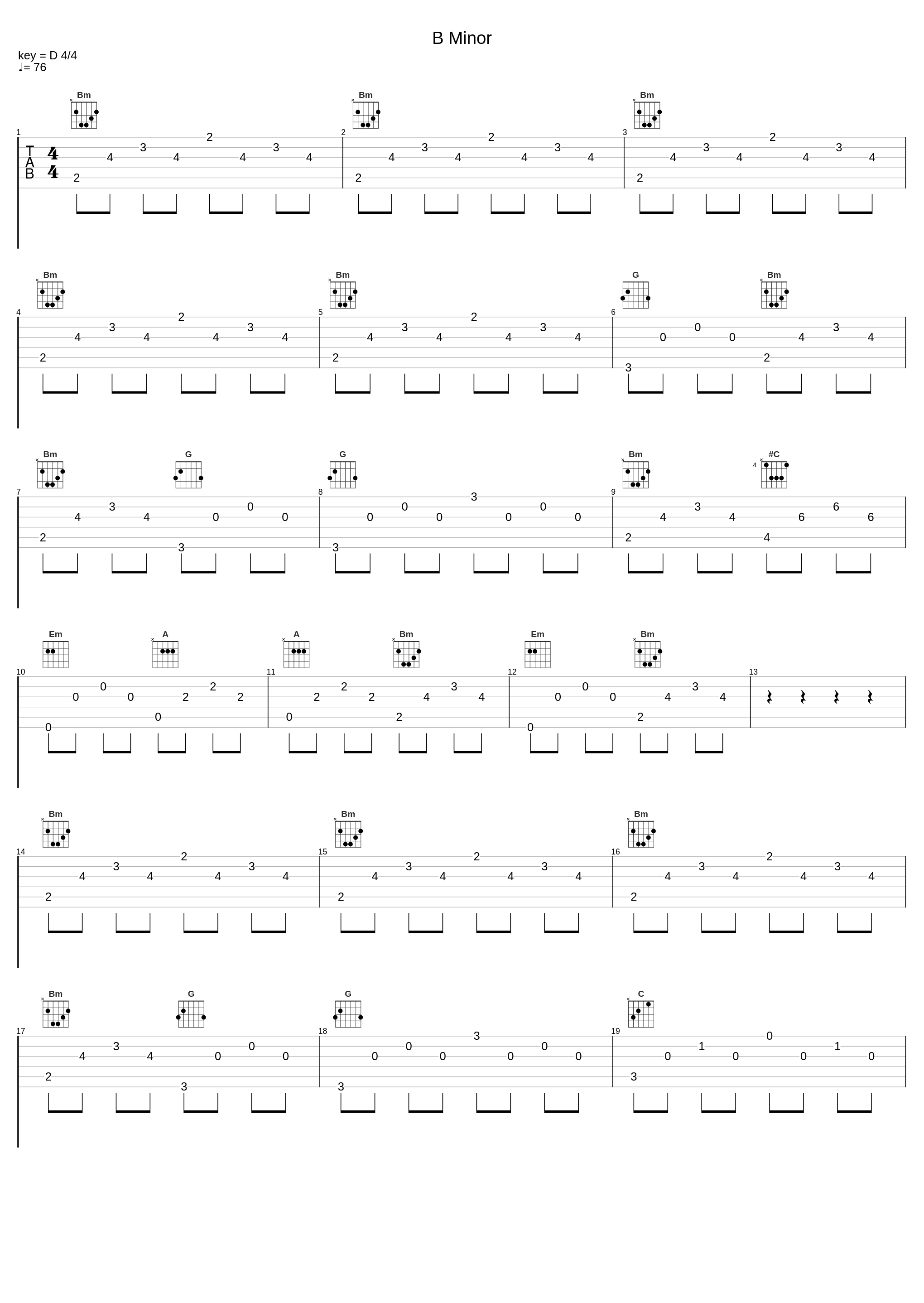 B Minor_Sergio Fiorentino_1