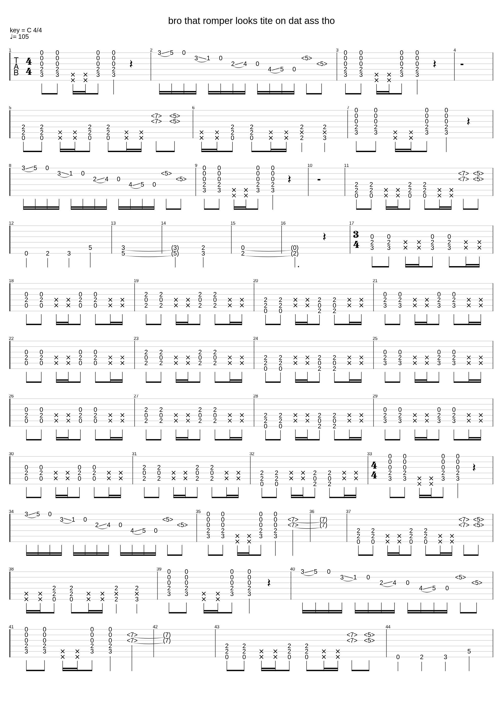 bro that romper looks tite on dat ass tho_Rom_1