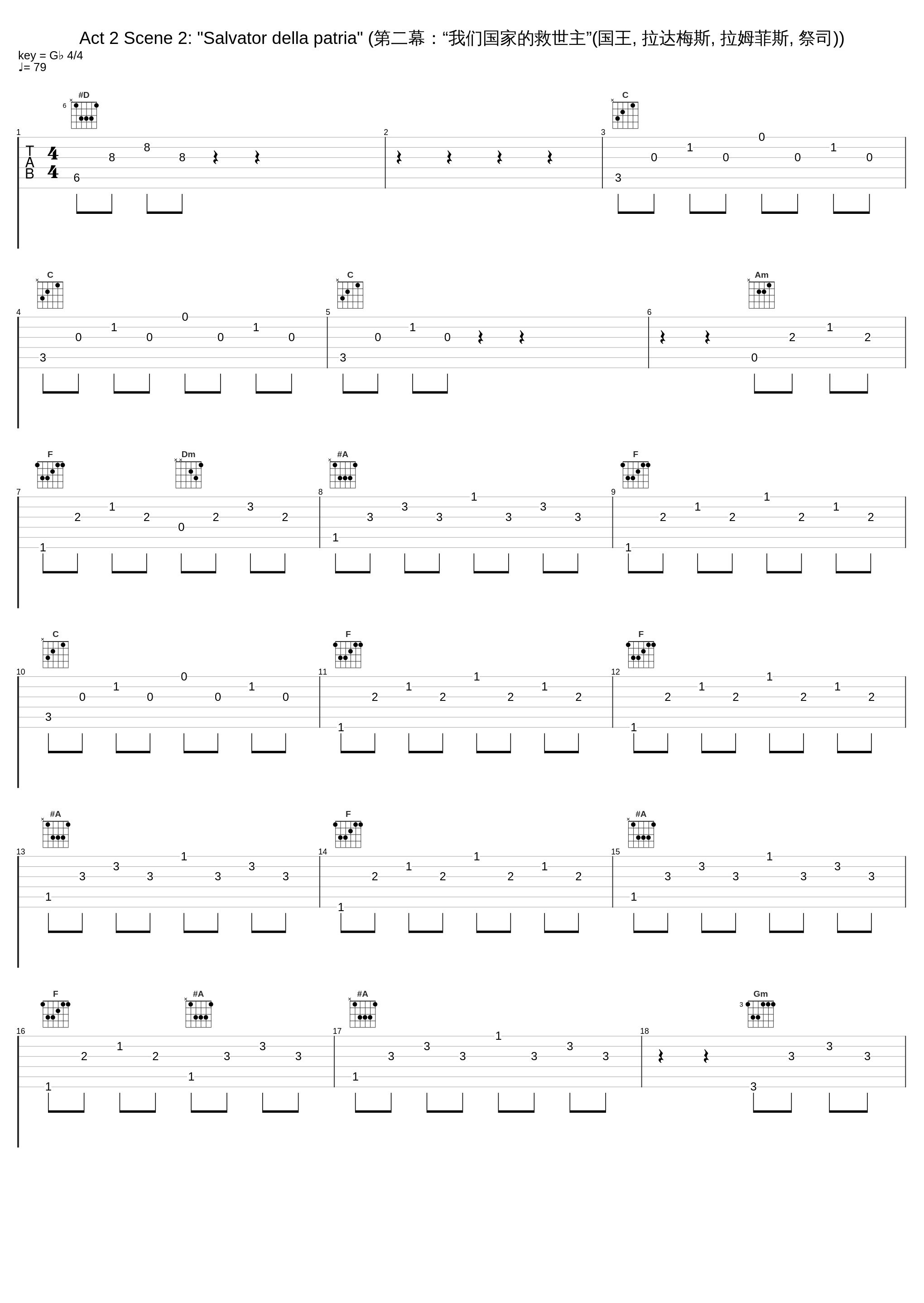 Act 2 Scene 2: "Salvator della patria"  (第二幕：“我们国家的救世主”(国王, 拉达梅斯, 拉姆菲斯, 祭司))_Antonio Pappano_1