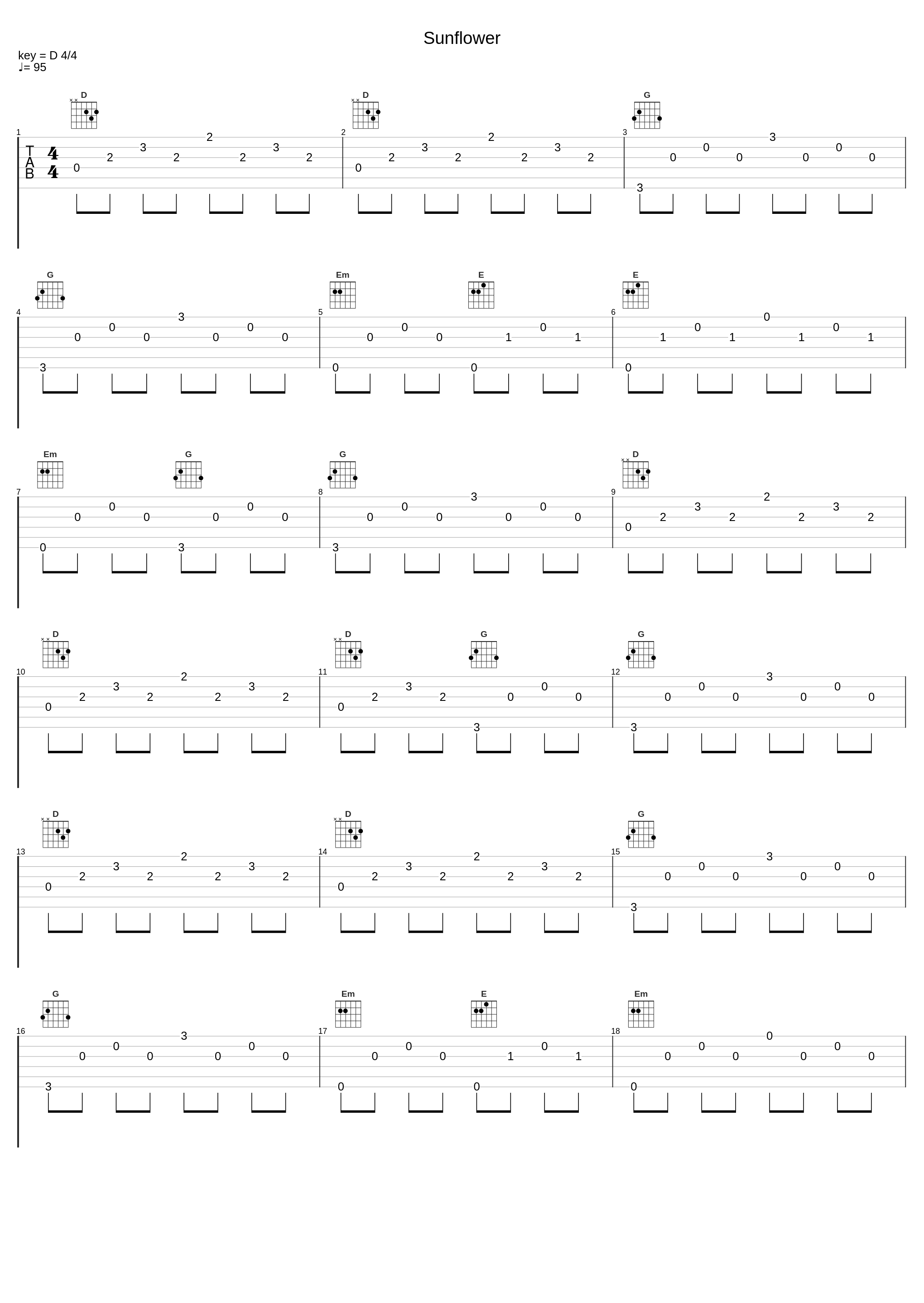 Sunflower_Tabata Music_1