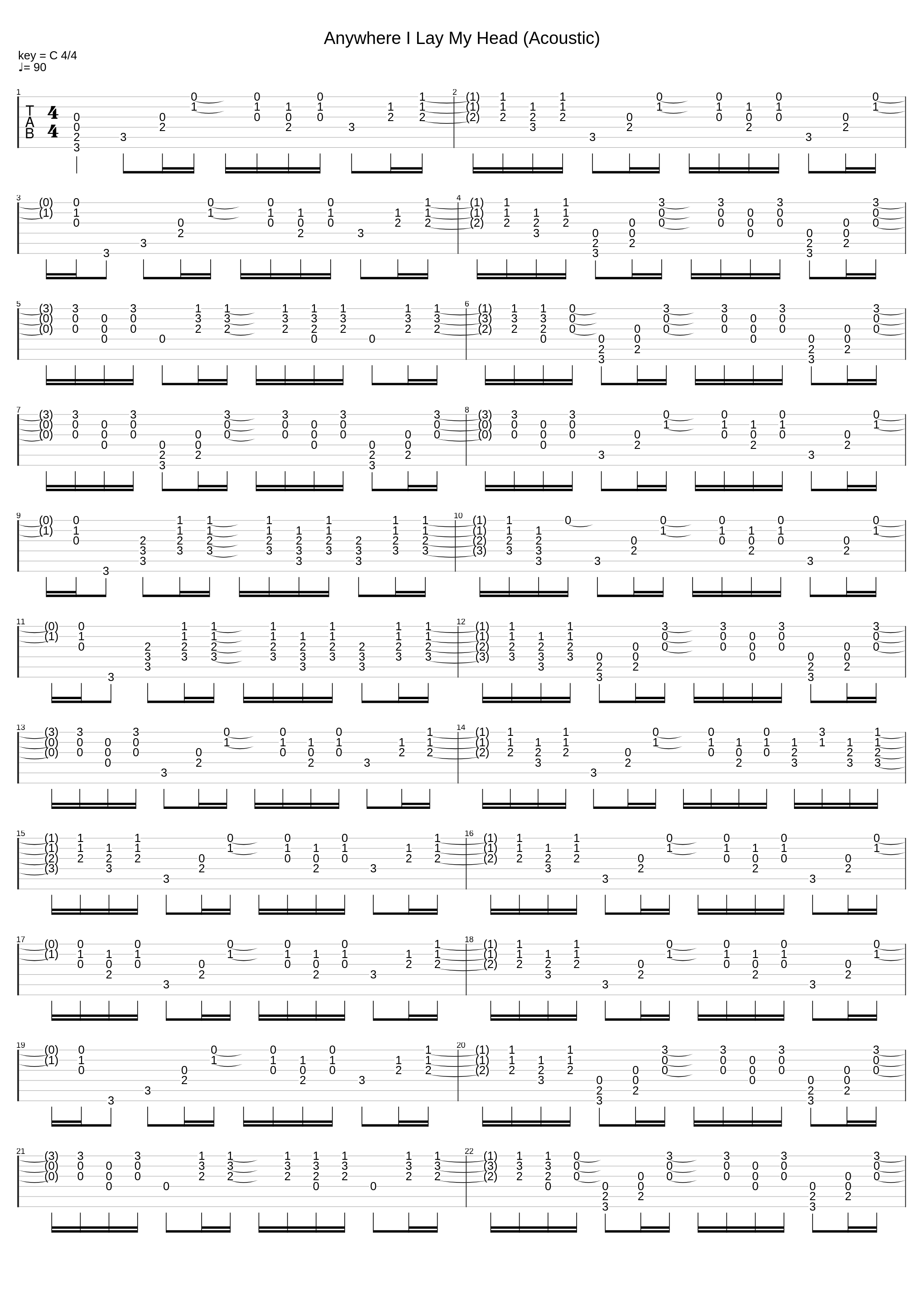 Anywhere I Lay My Head_Tom Waits_1