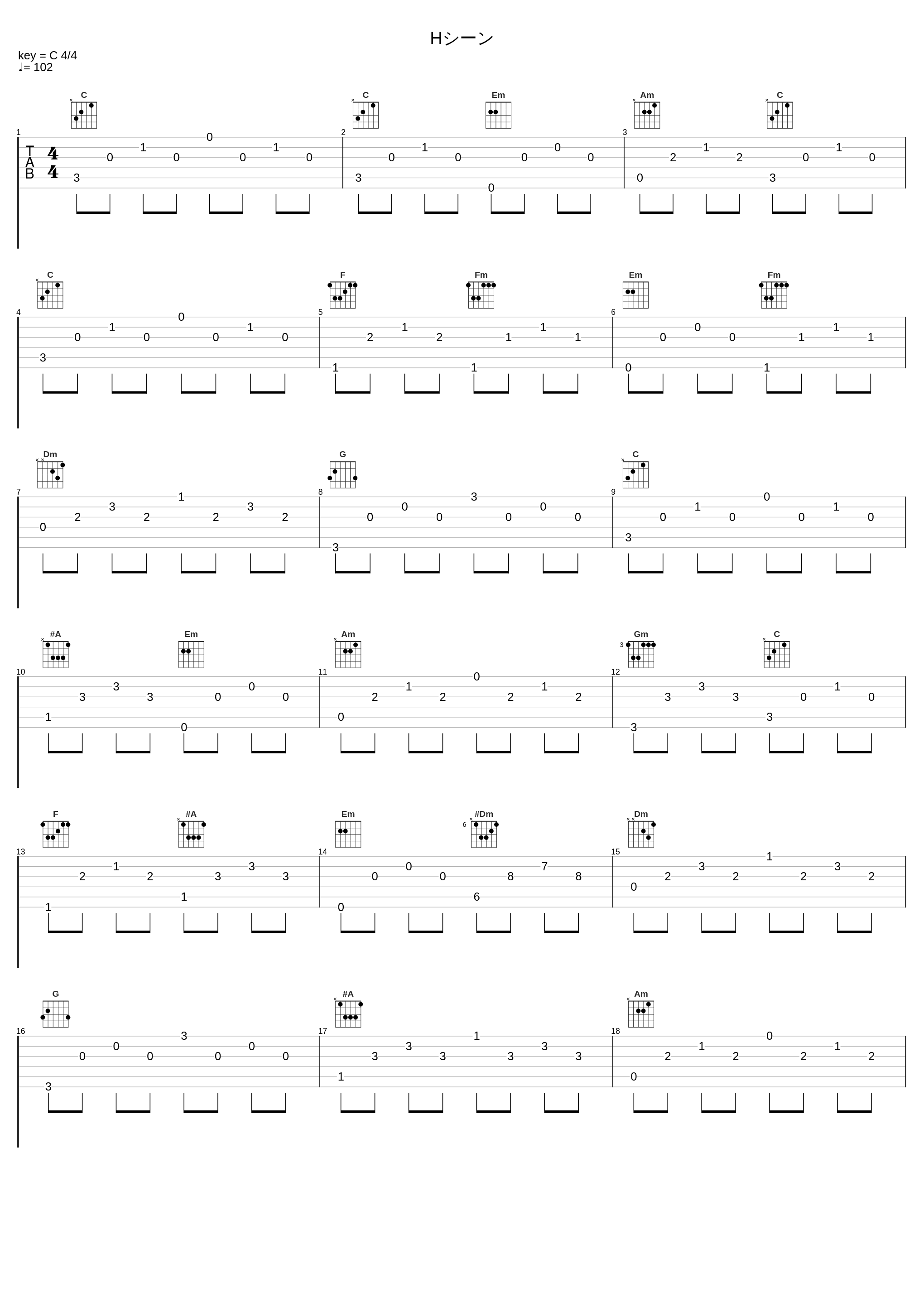 Hシーン_Key Sounds Label_1