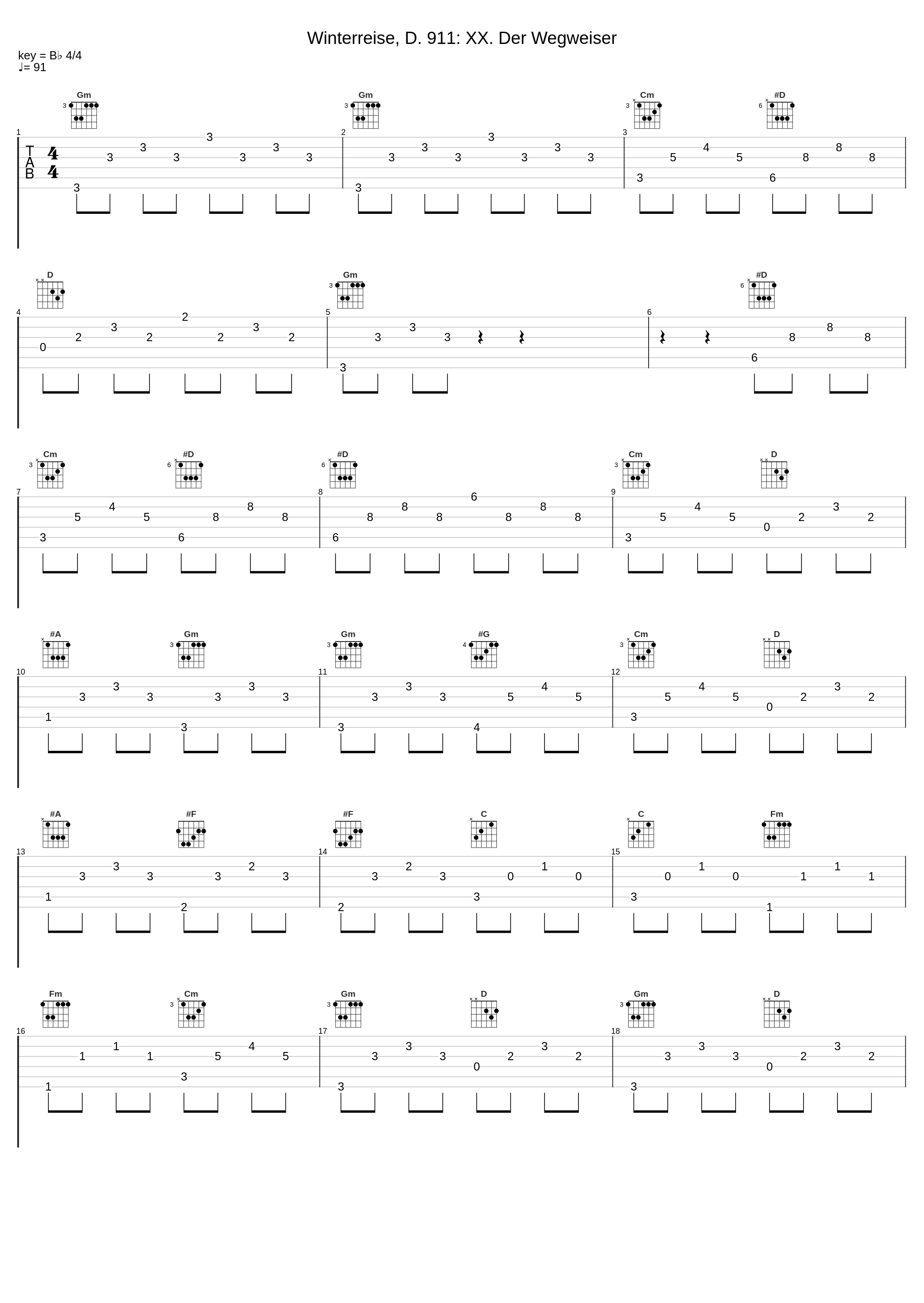 Winterreise, D. 911: XX. Der Wegweiser_Hans Jörg Mammel,Arthur Schoonderwoerd,Franz Schubert,Wilhelm Müller_1