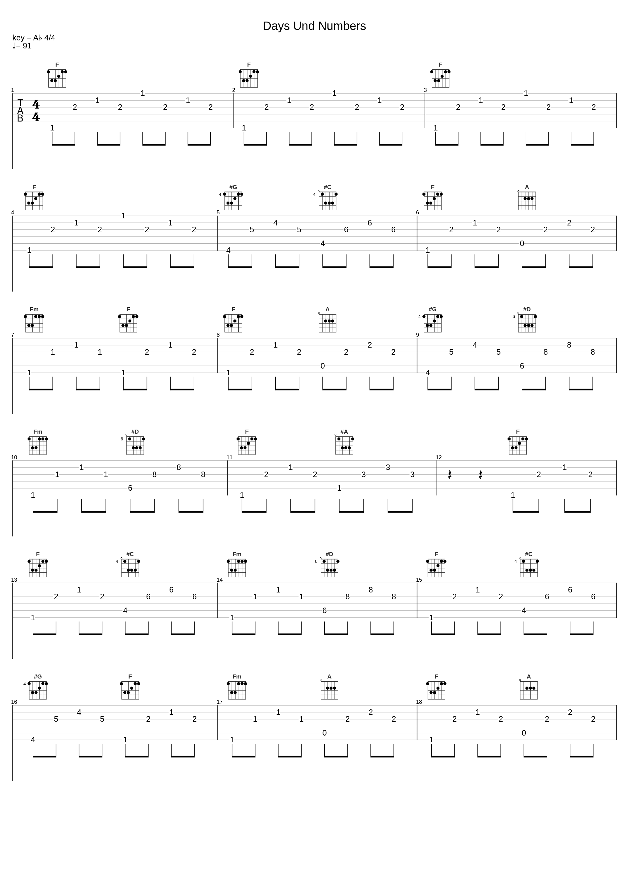 Days Und Numbers_Silent Majority_1