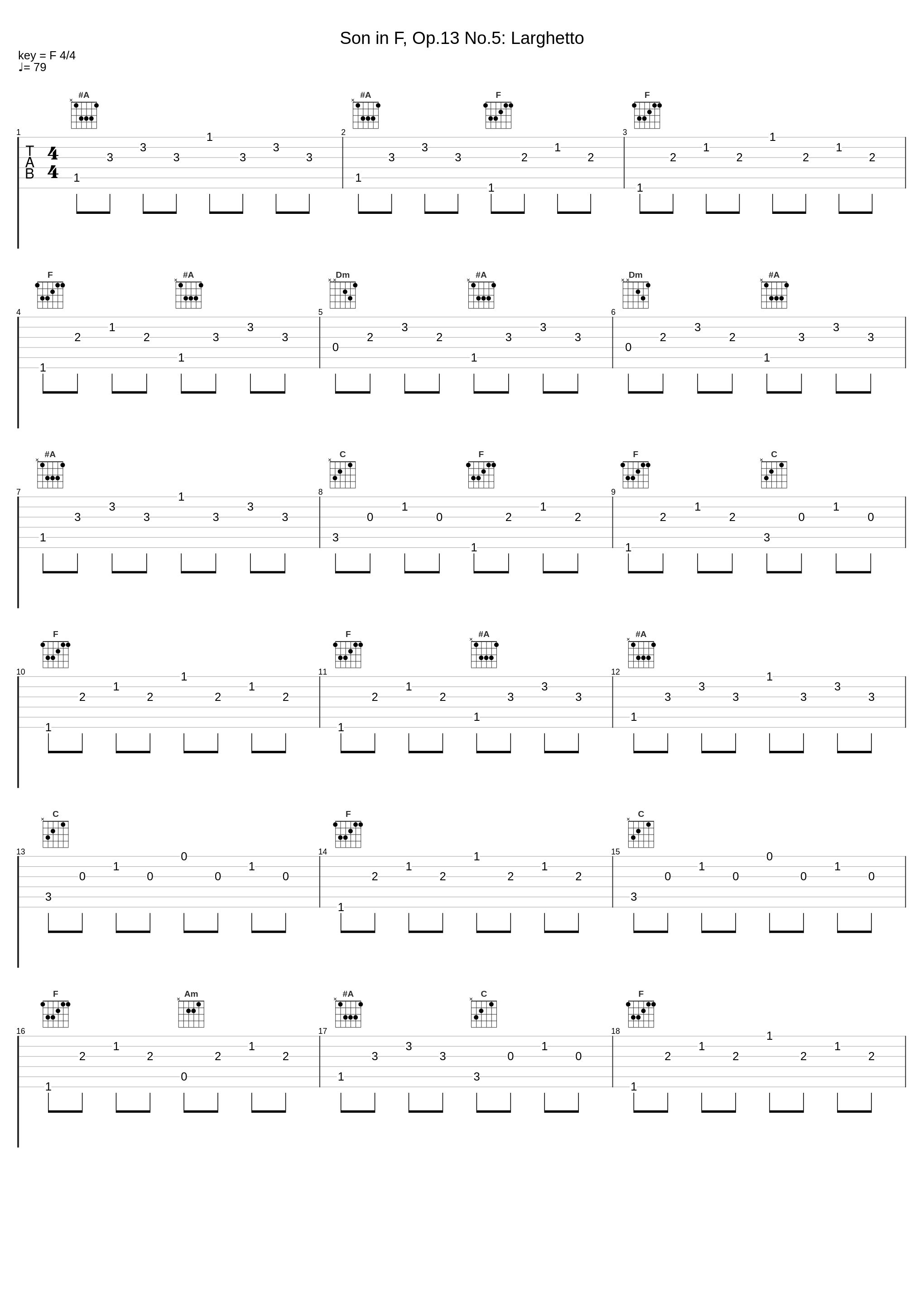 Son in F, Op.13 No.5: Larghetto_Pietro Spada_1