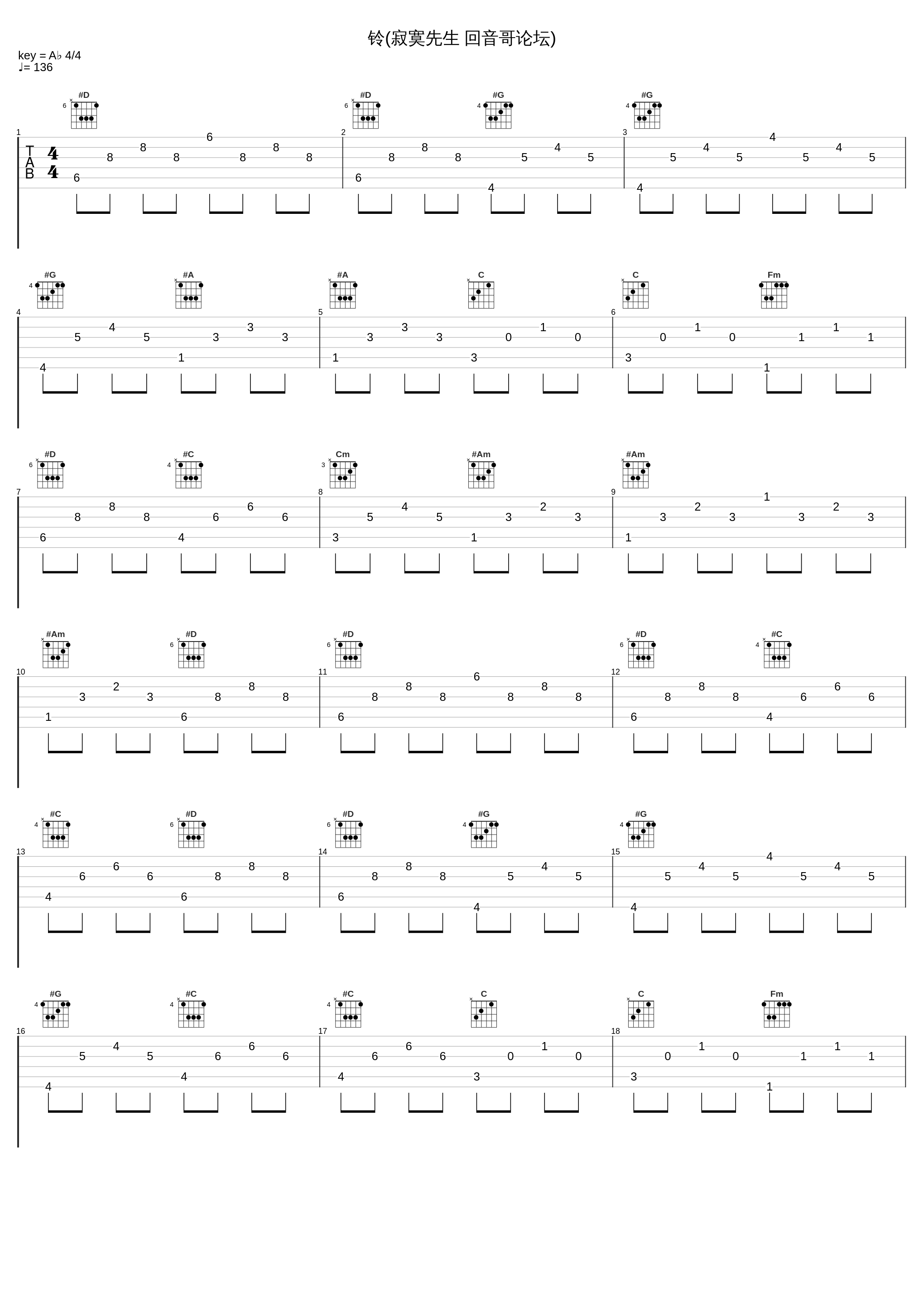 铃(寂寞先生 回音哥论坛)_回音哥_1