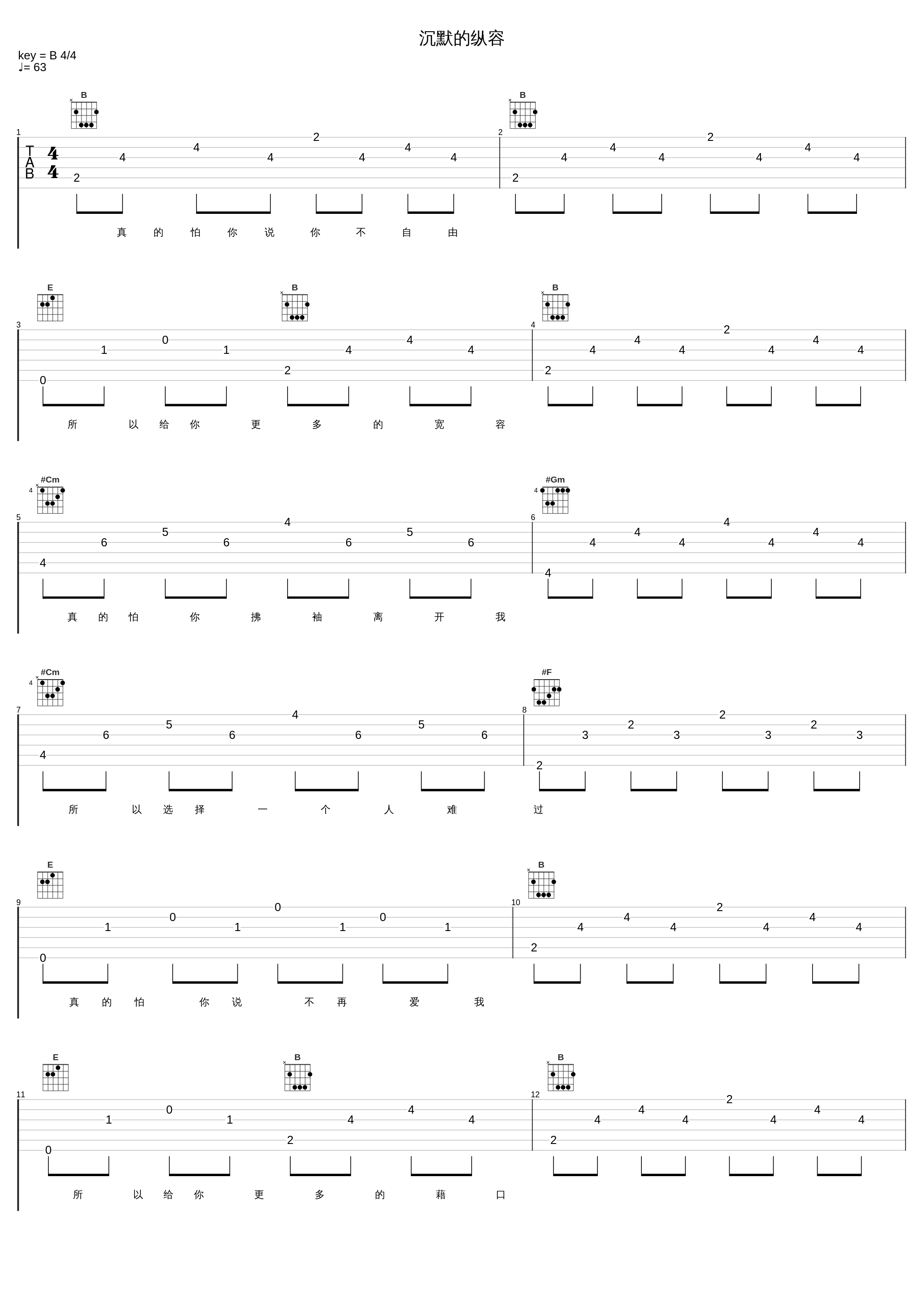 沉默的纵容_郑秀文_1