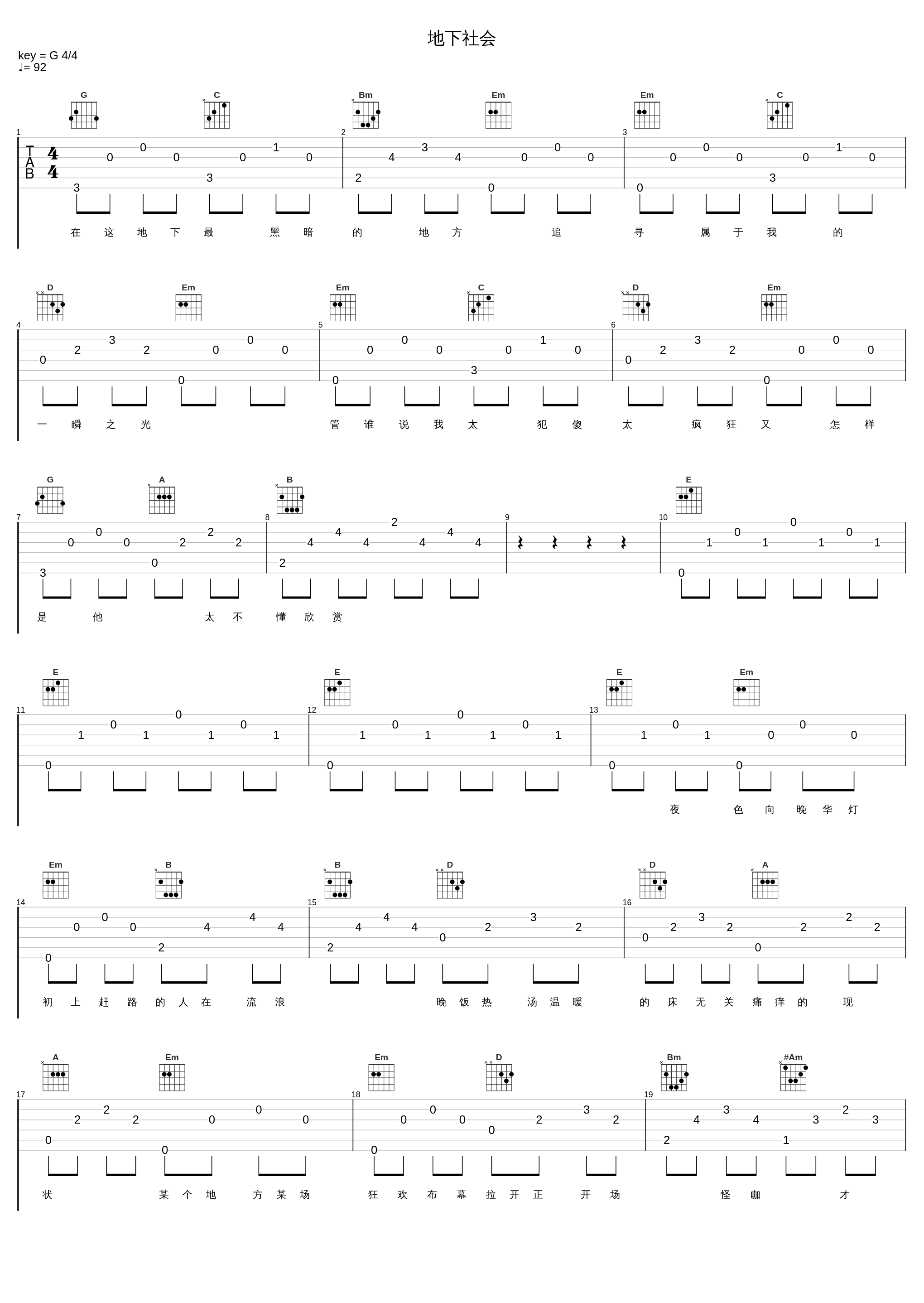 地下社会_八三夭乐团_1