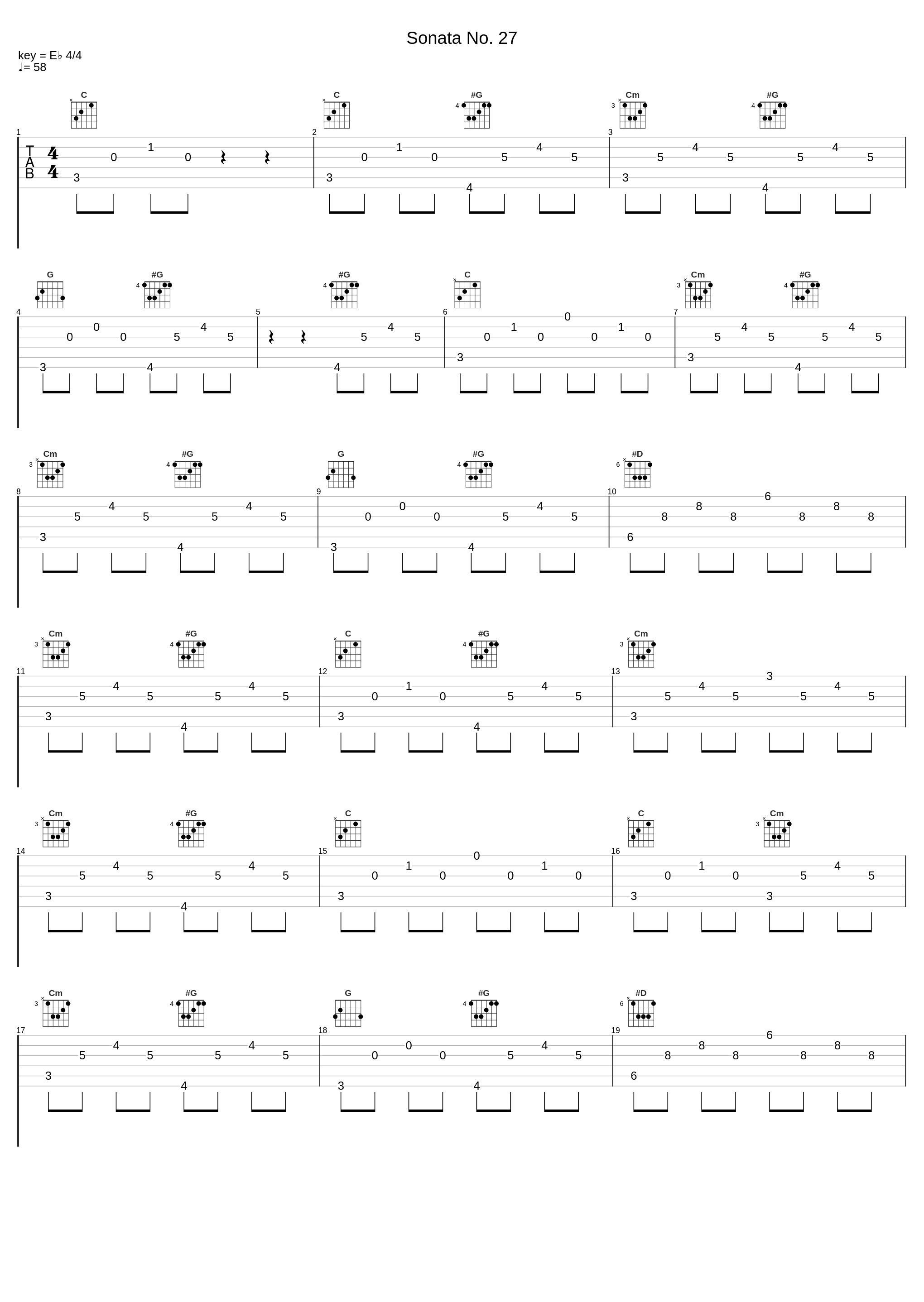 Sonata No. 27_Antonio Brownson_1