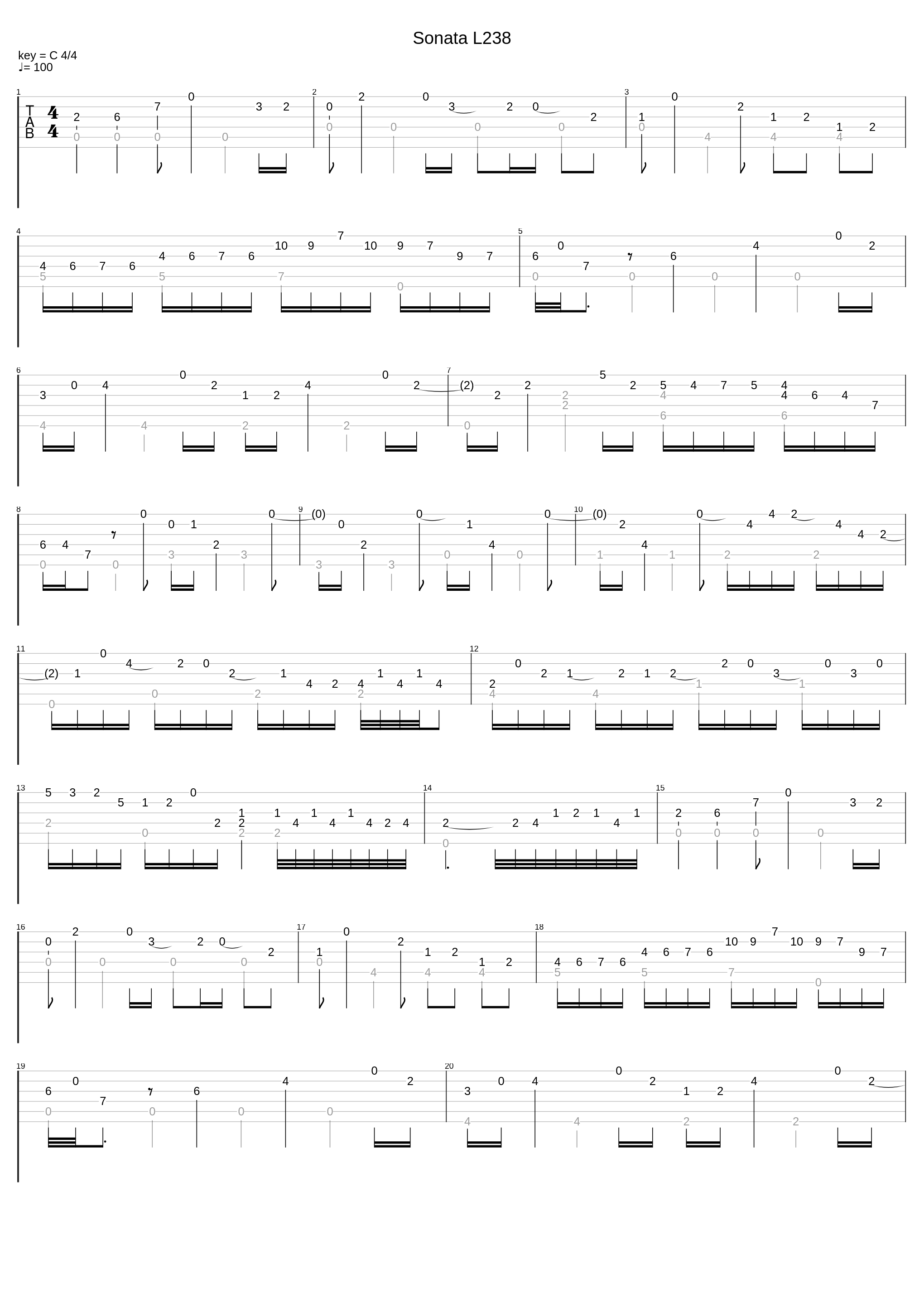 Sonata L238_Domenico Scarlatti_1