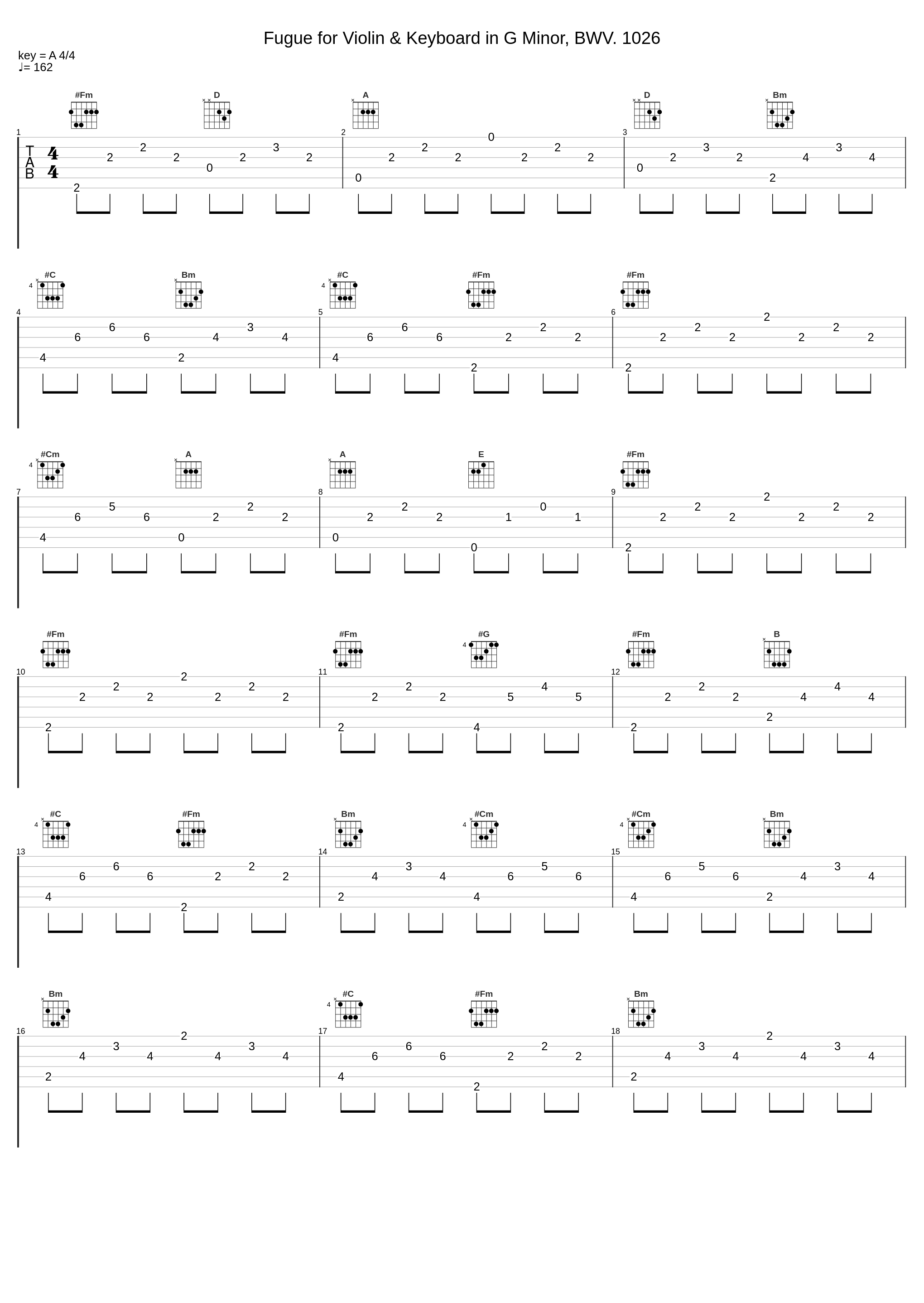 Fugue for Violin & Keyboard in G Minor, BWV. 1026_Hélène Schmitt,Alain Gervreau,Jan Willem Jansen_1