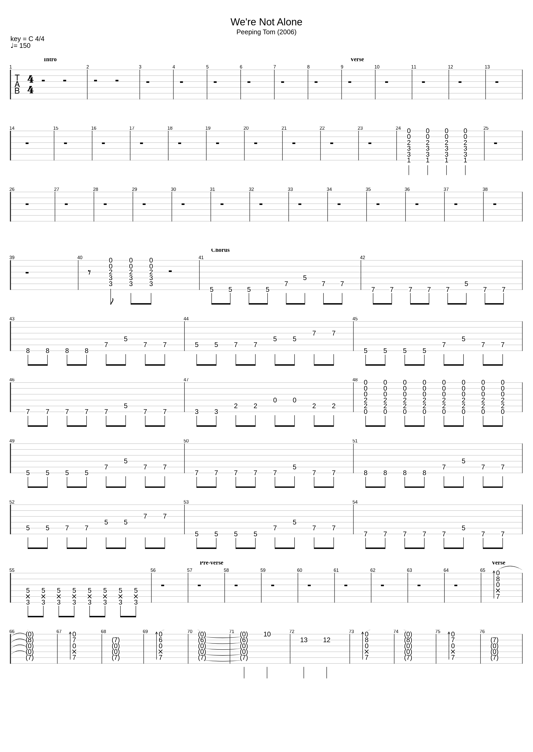 We're Not Alone_Peeping Tom_1