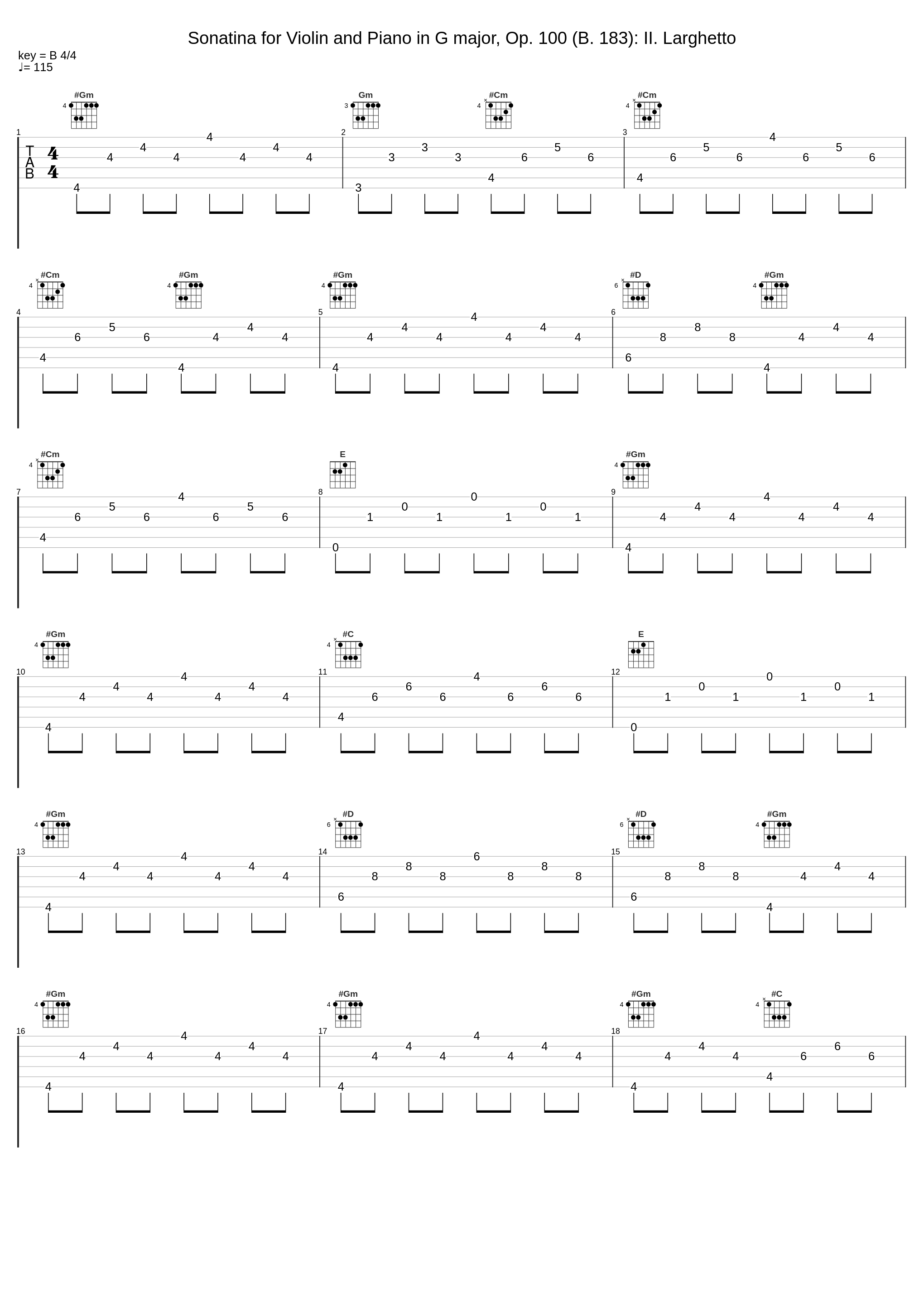 Sonatina for Violin and Piano in G major, Op. 100 (B. 183): II. Larghetto_Josef Suk,Josef Hála_1