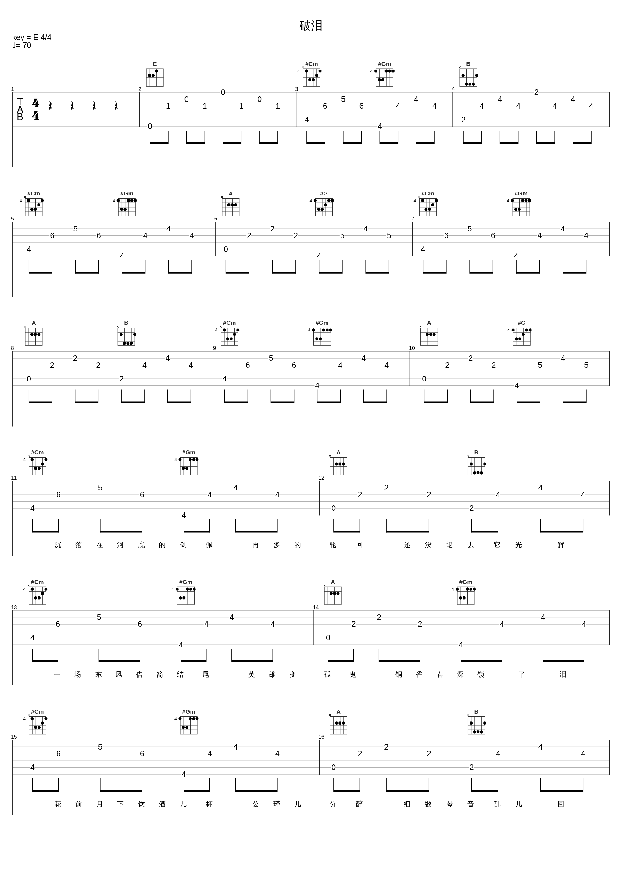 破泪_熊梓淇_1