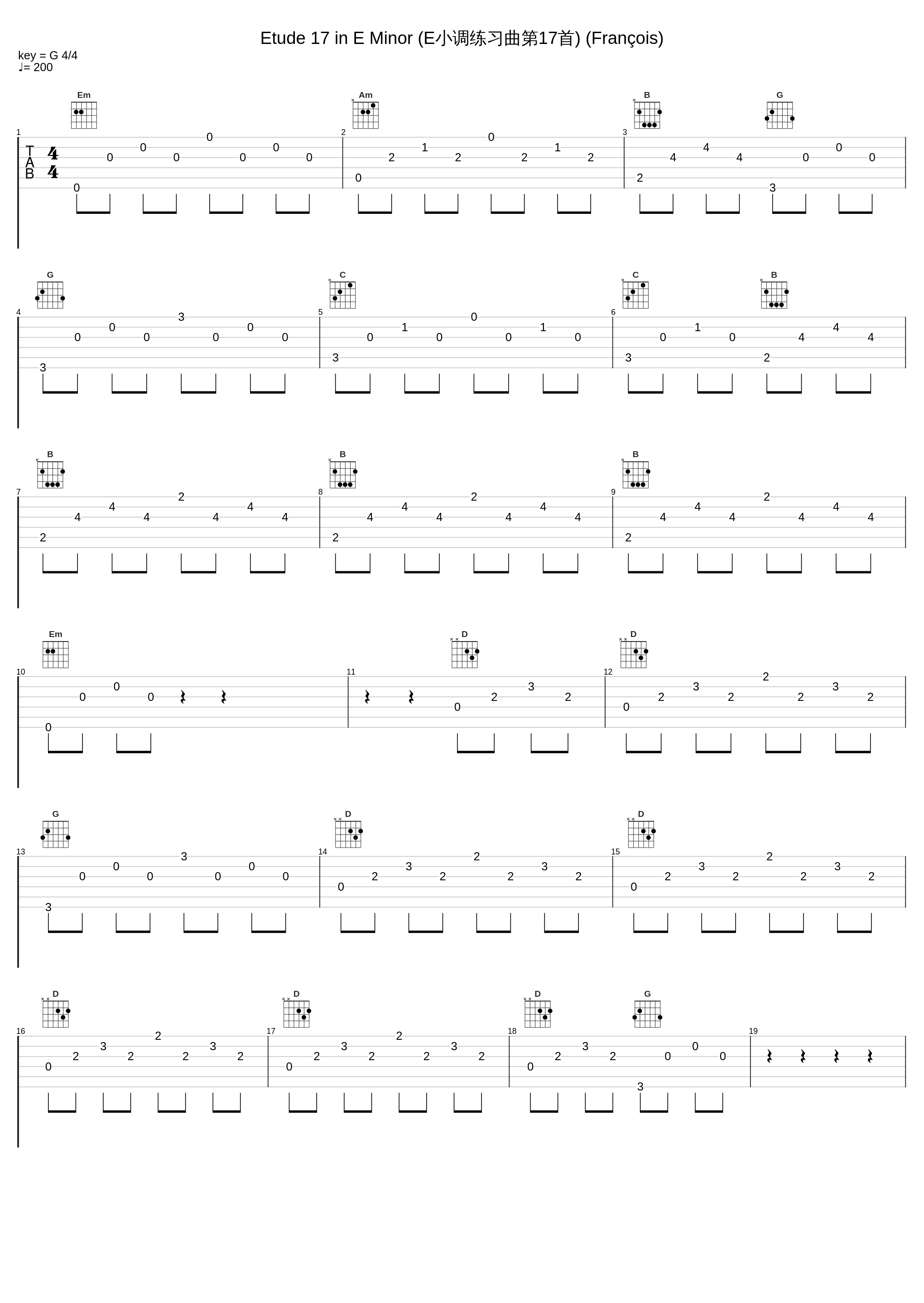 Etude 17 in E Minor (E小调练习曲第17首) (François)_Samson François_1