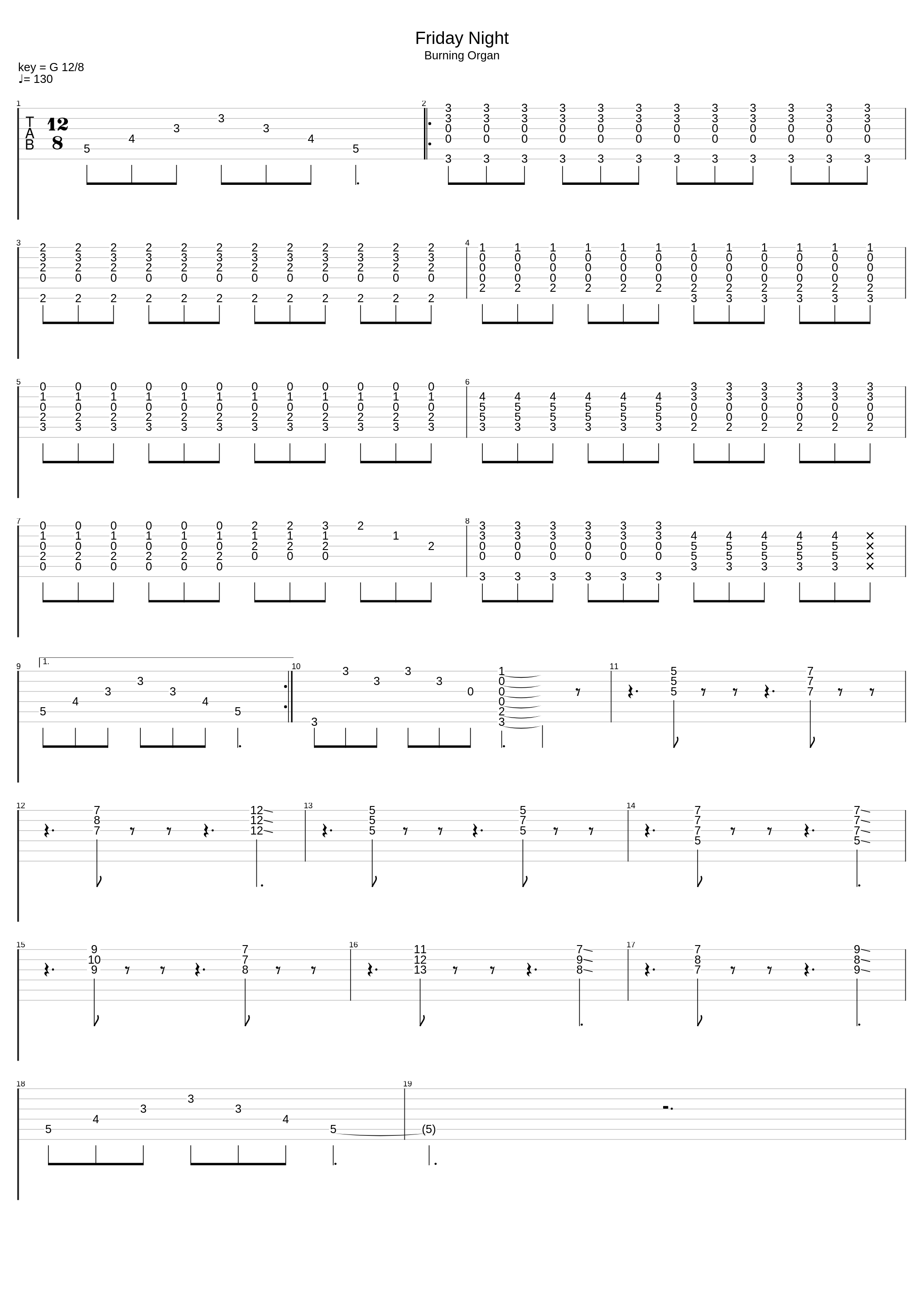 Friday Night_Paul Gilbert_1