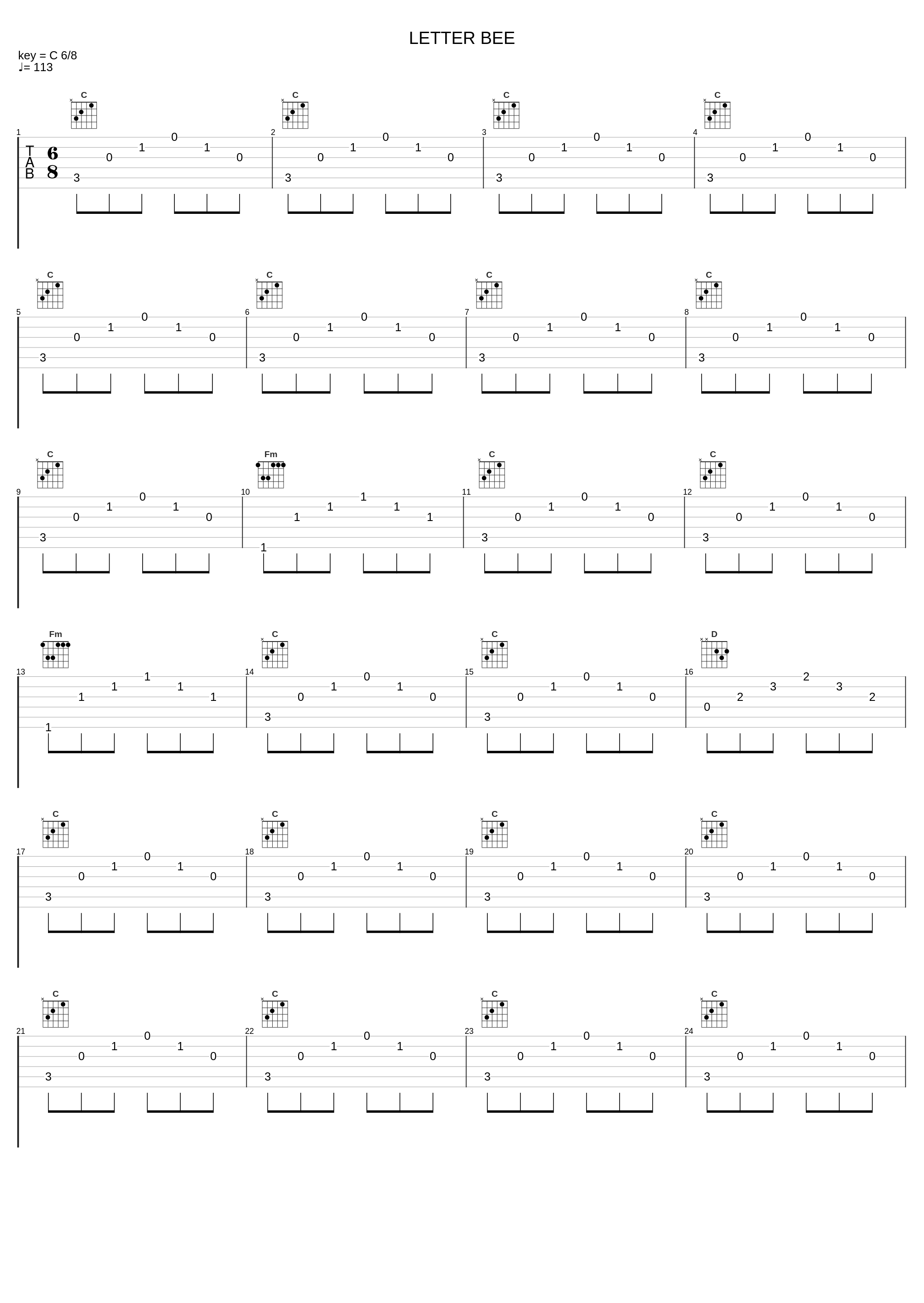 LETTER BEE_梁邦彦_1