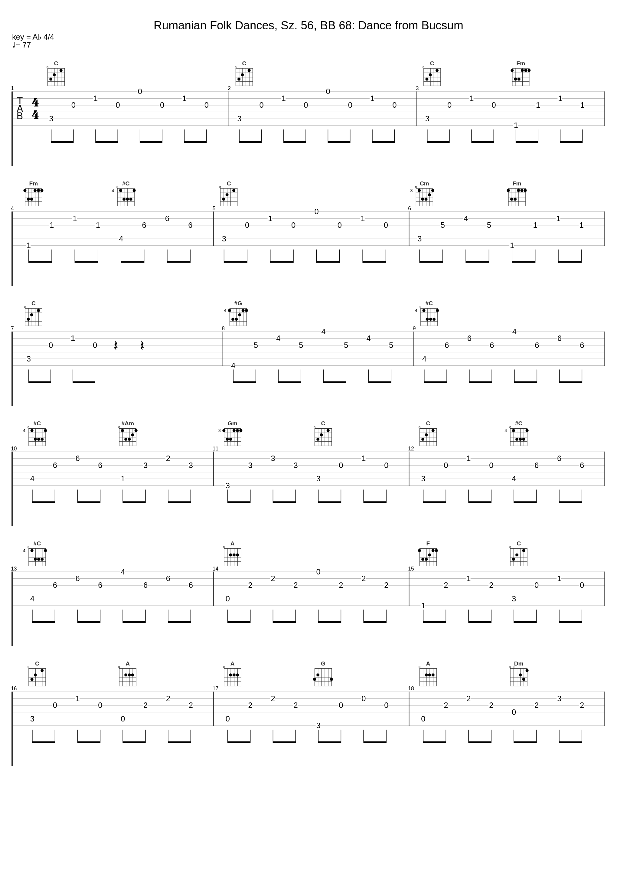 Rumanian Folk Dances, Sz. 56, BB 68: Dance from Bucsum_Rosanne Philippens,Yuri van Nieuwkerk,Béla Bartók_1