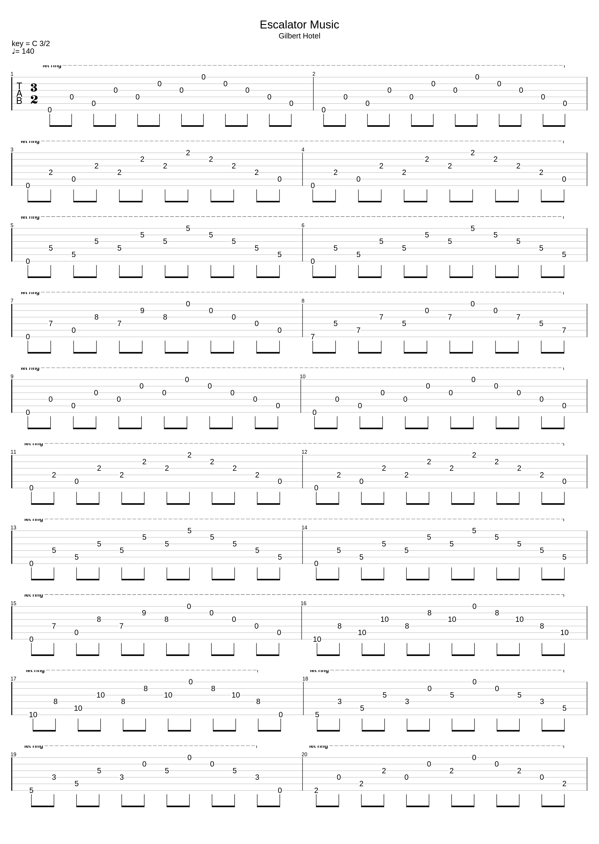 Escalator Music_Paul Gilbert_1