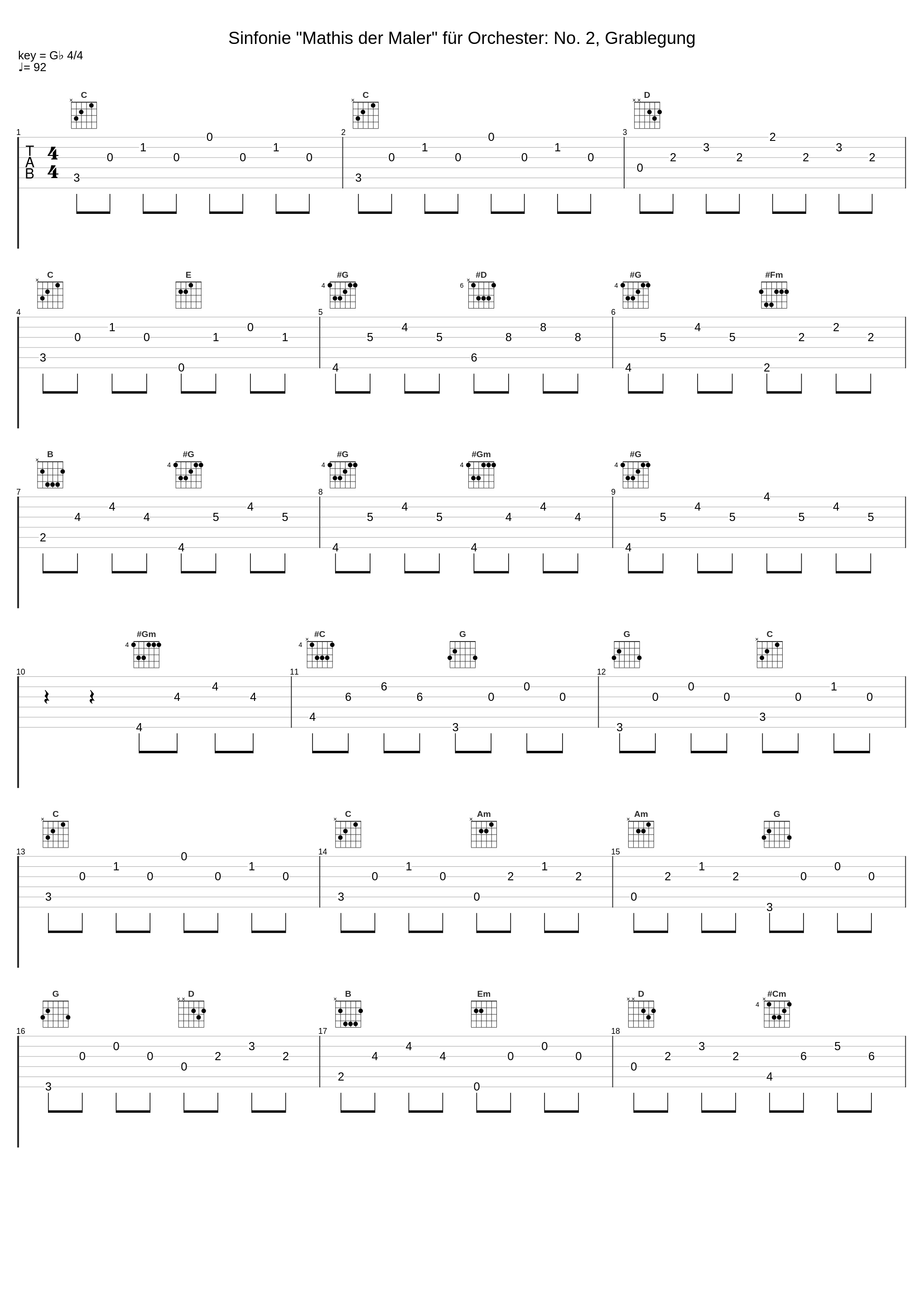 Sinfonie "Mathis der Maler" für Orchester: No. 2, Grablegung_Berliner Philharmoniker_1