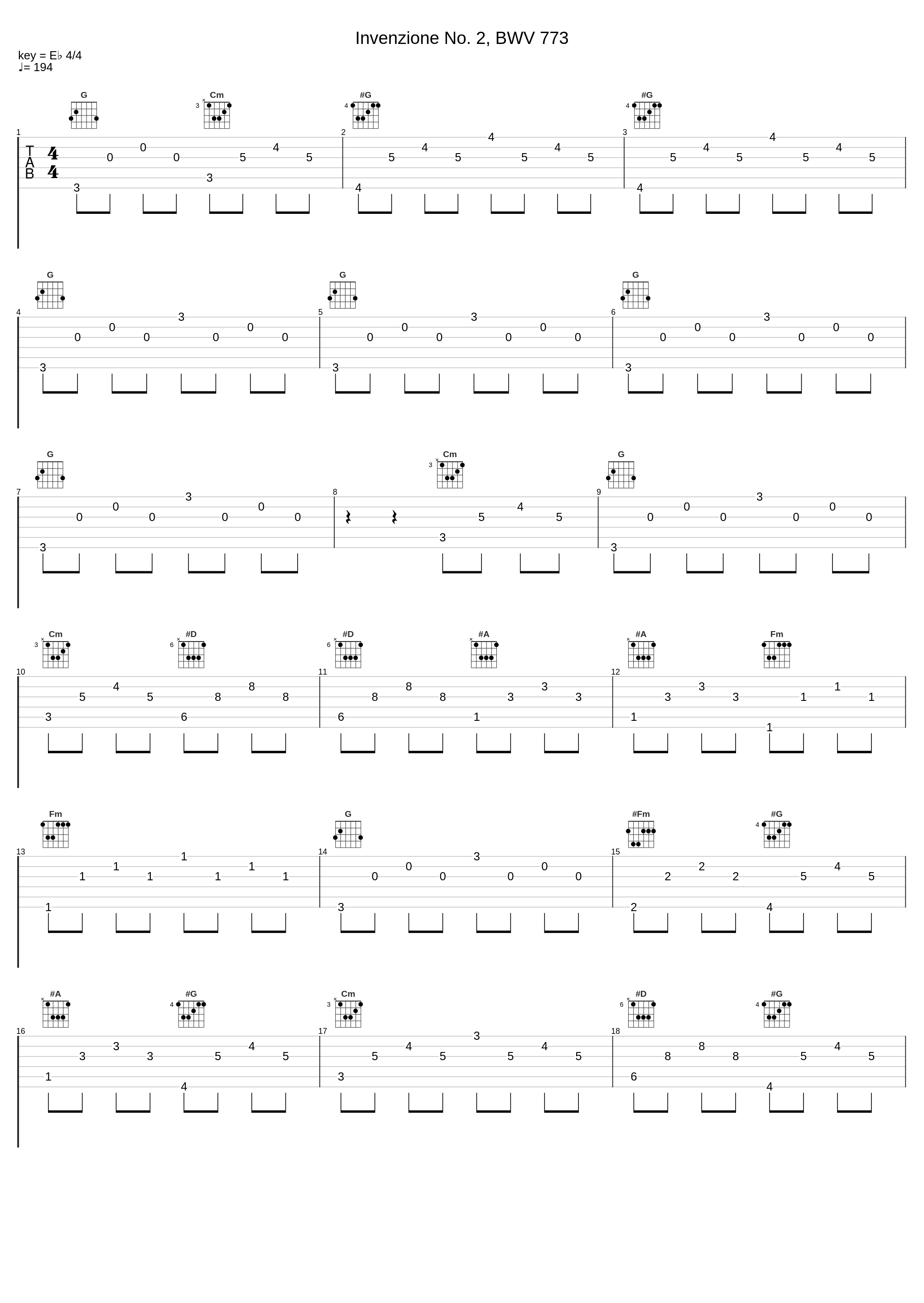 Invenzione No. 2, BWV 773_PIETRO RIGACCI_1