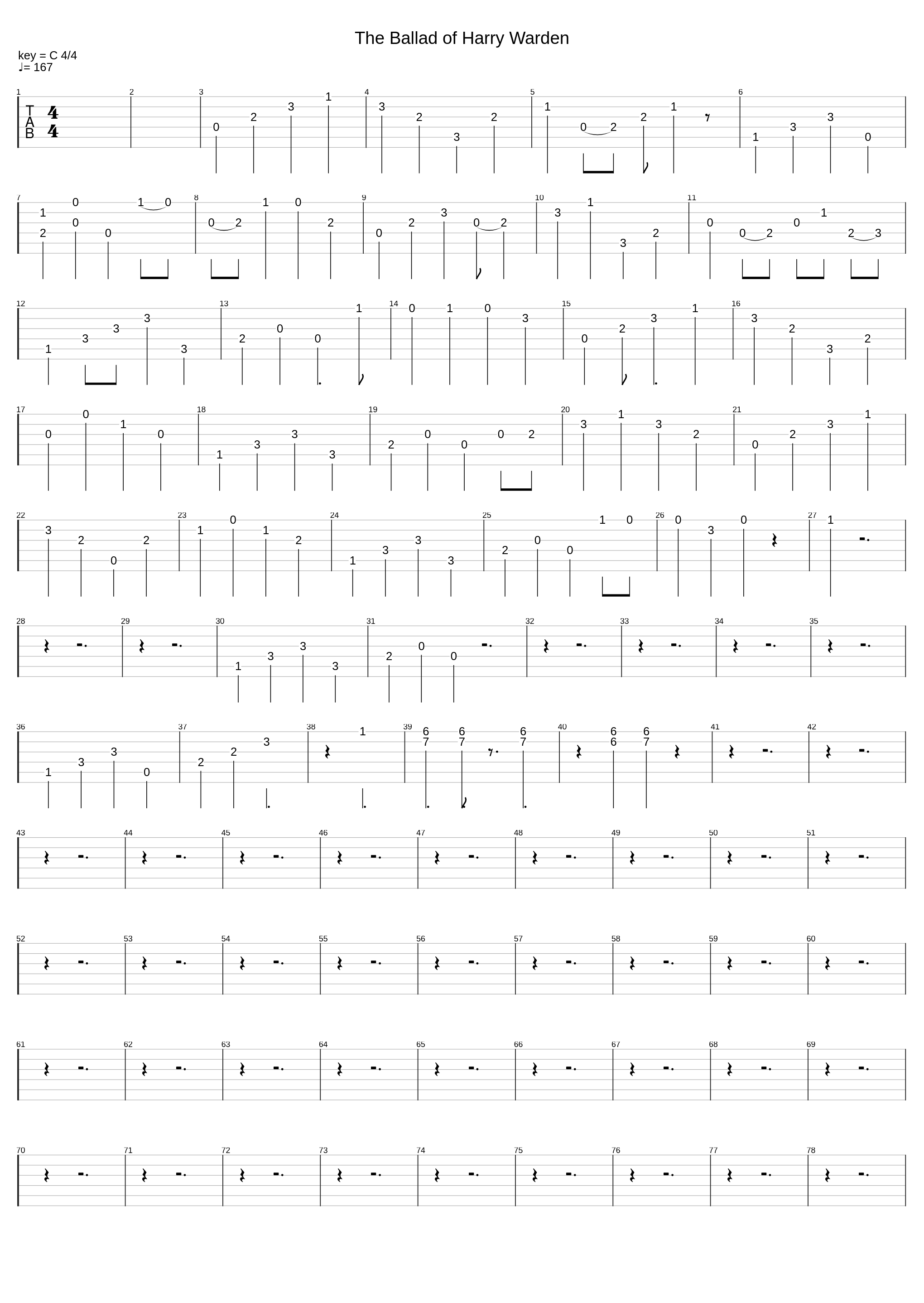 The Ballad Of Harry Warden_Paul Zaza_1