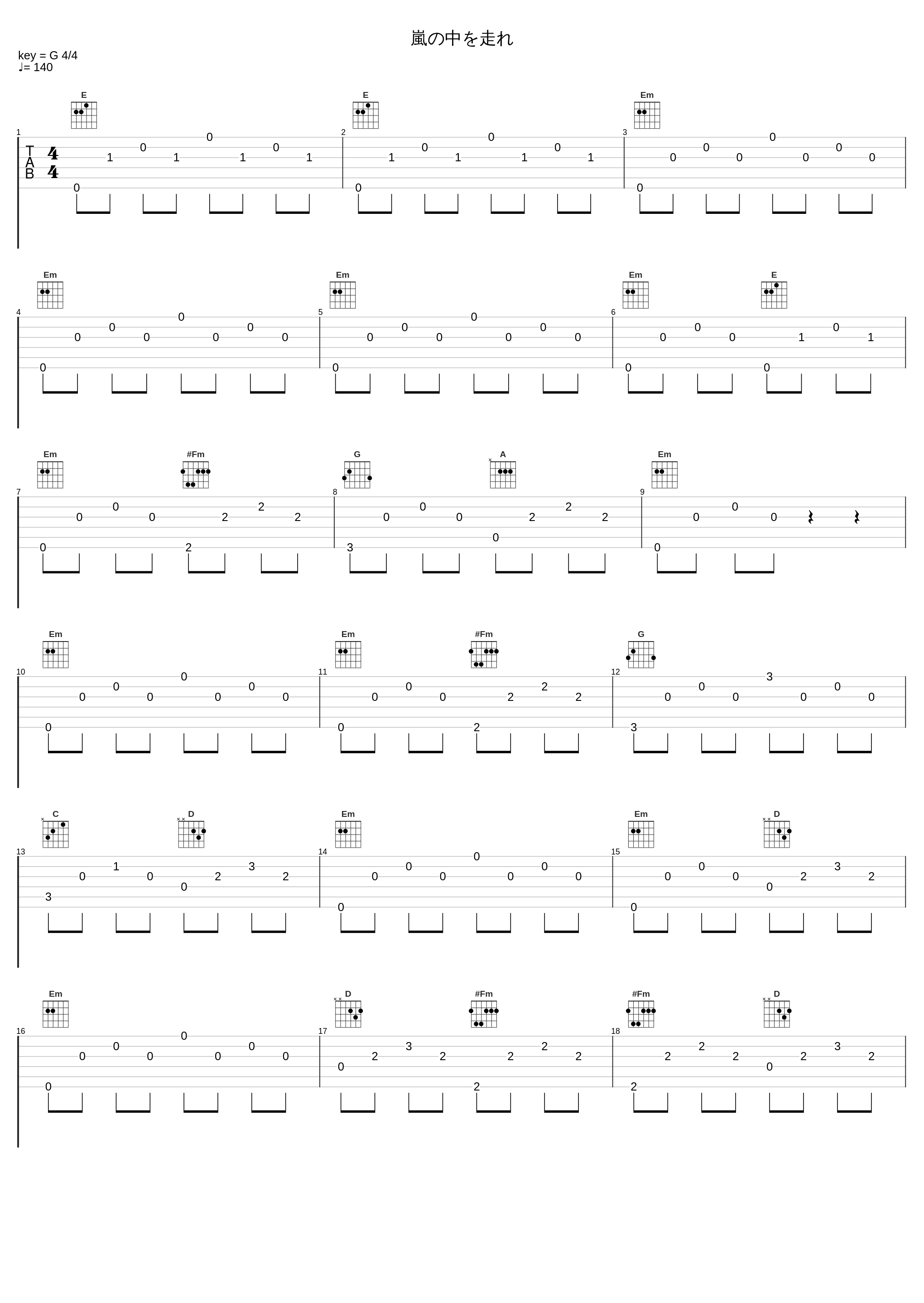 嵐の中を走れ_椎名豪_1