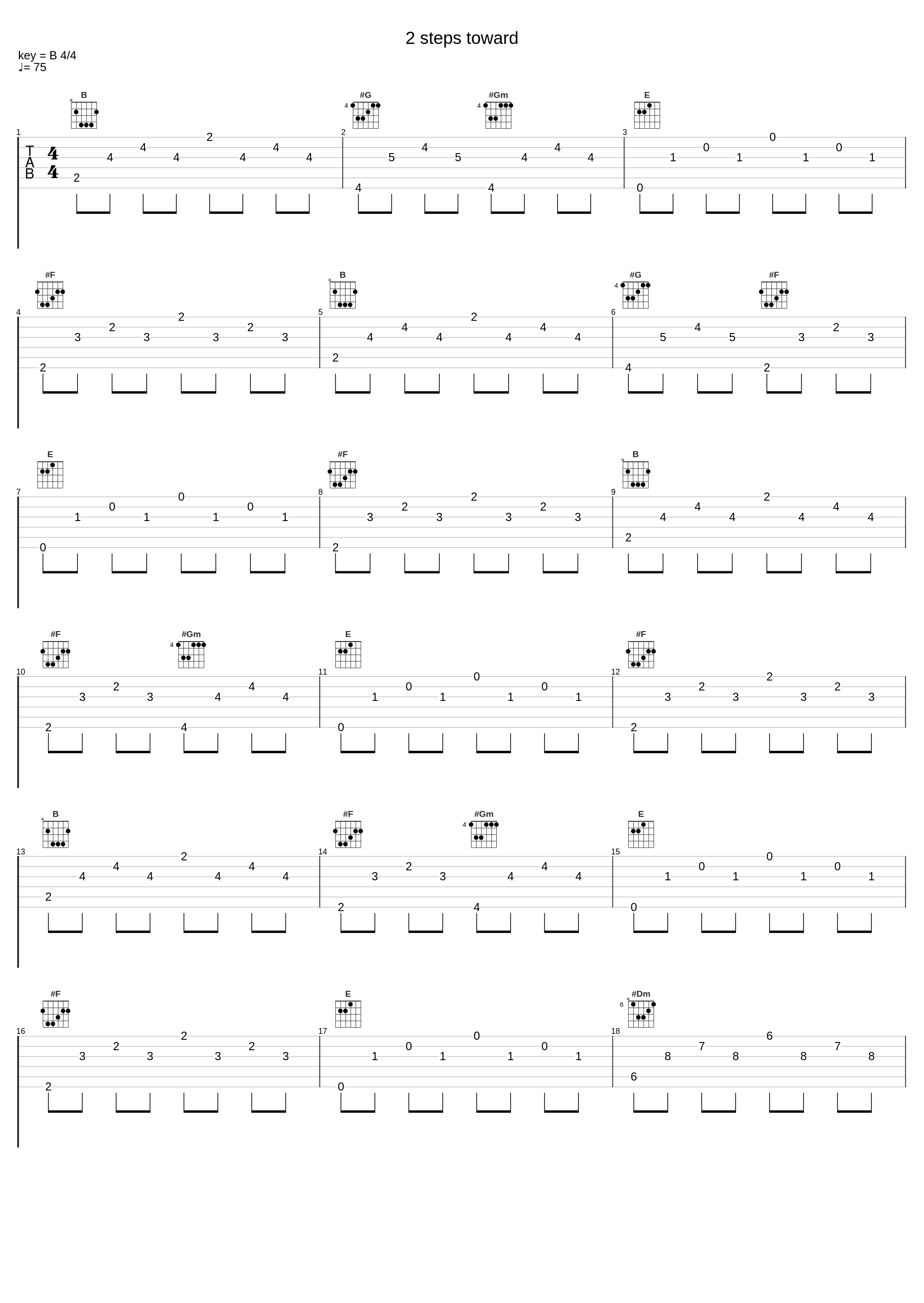 2 steps toward_Key Sounds Label_1