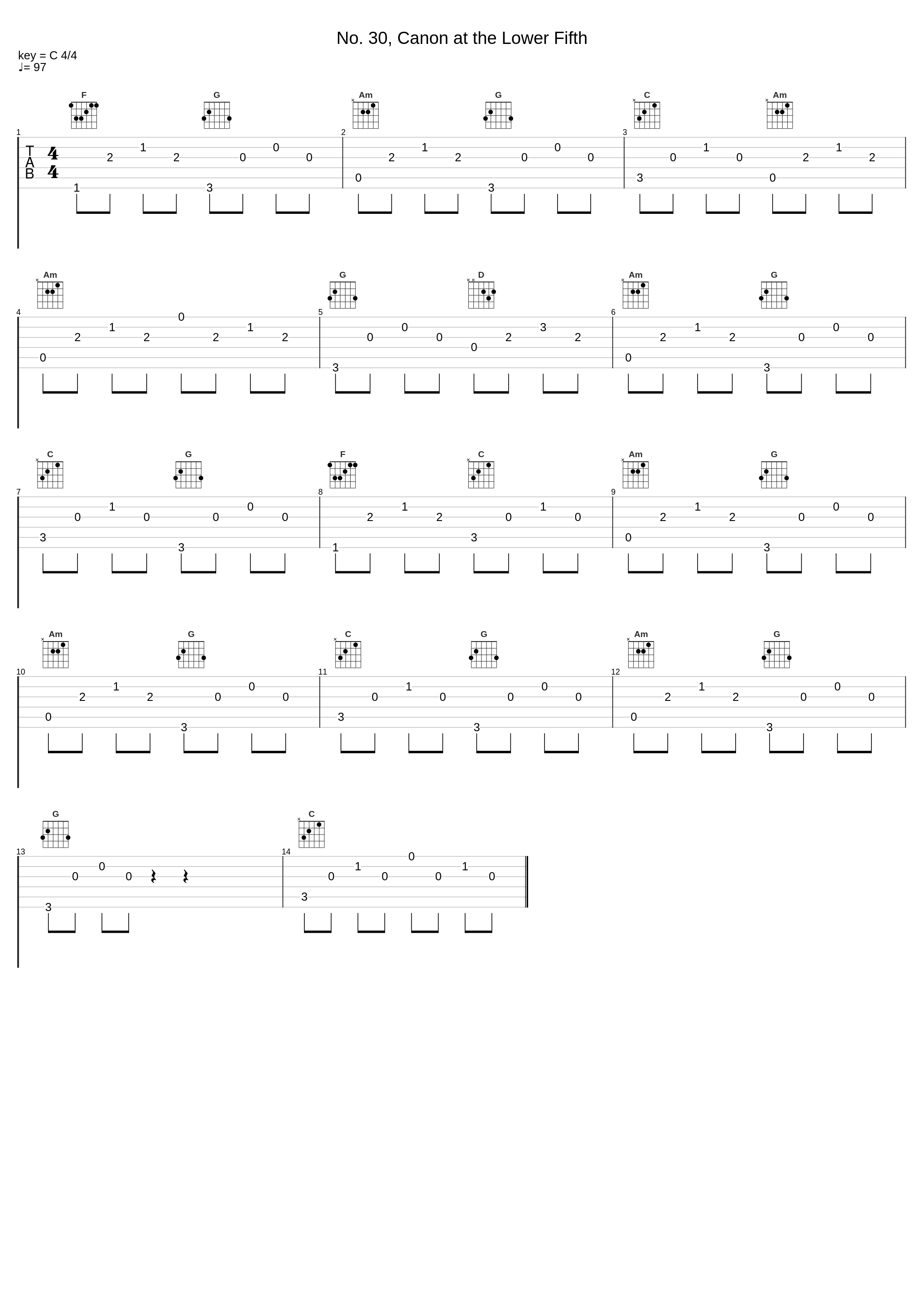 No. 30, Canon at the Lower Fifth_György Sándor,Béla Bartók_1